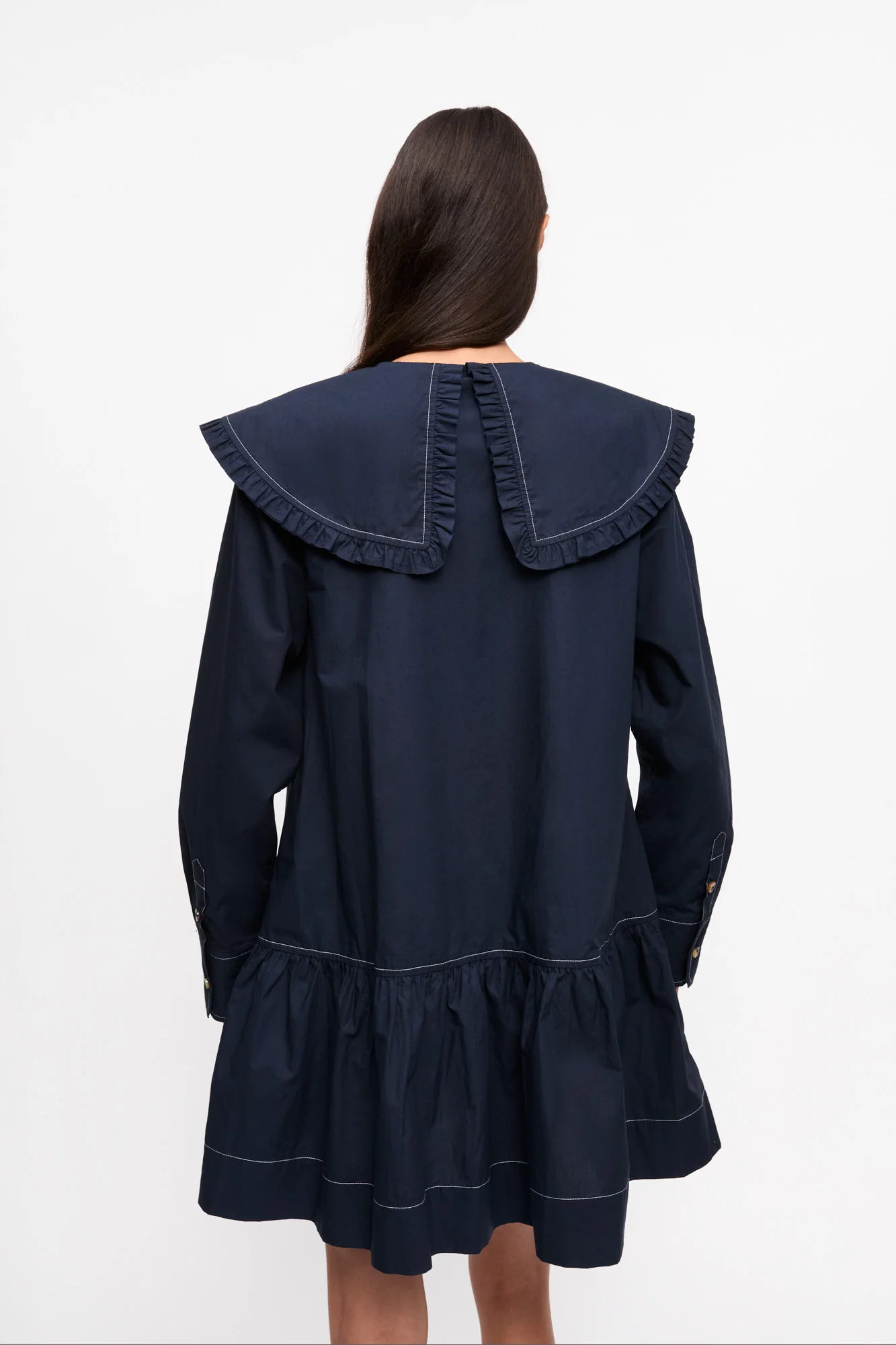Mini Shirt Dress | Sky Captain - Image 5