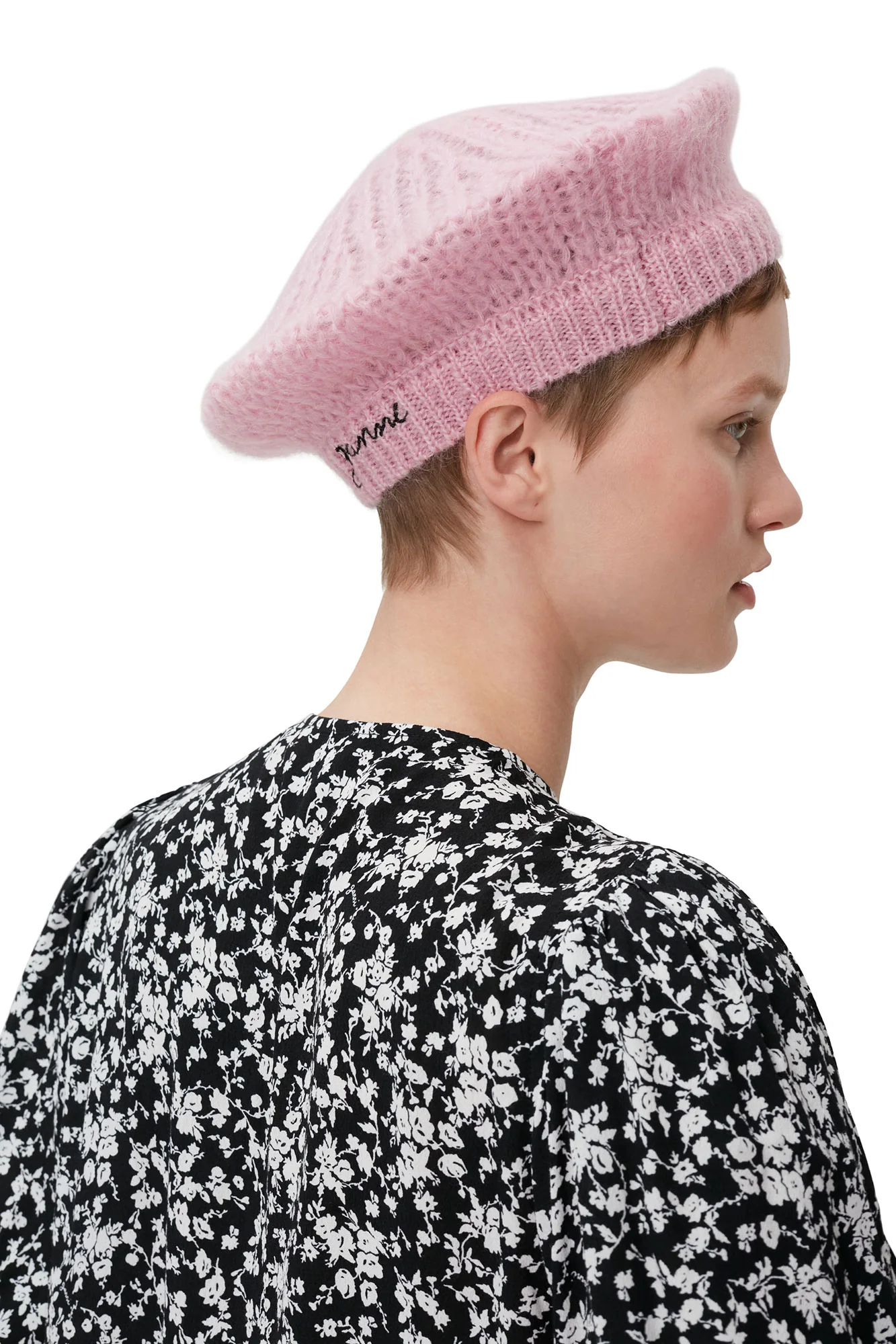 Mohair Beret | Lilac Sachet - Image 2