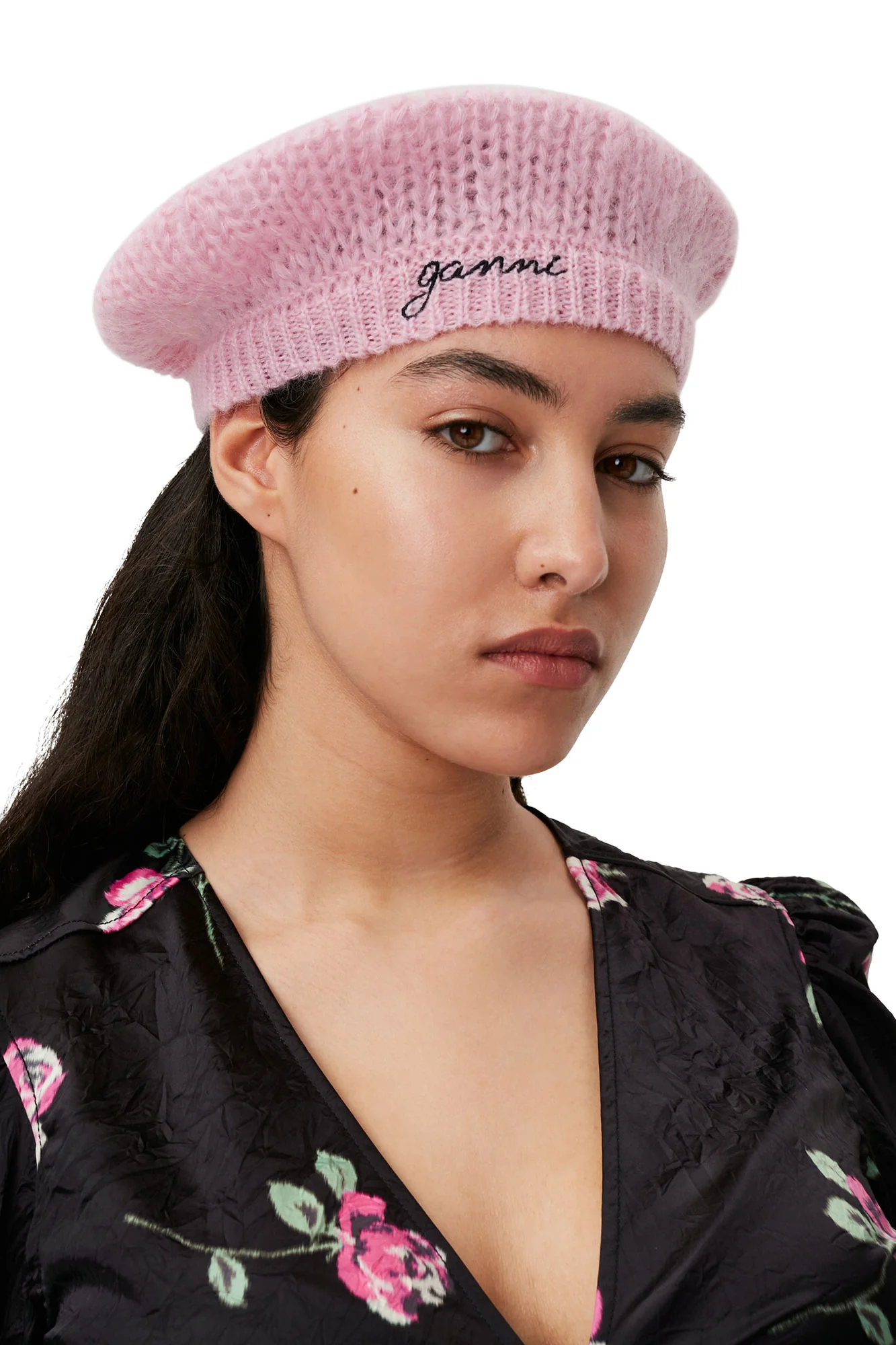 Mohair Beret | Lilac Sachet - Image 3