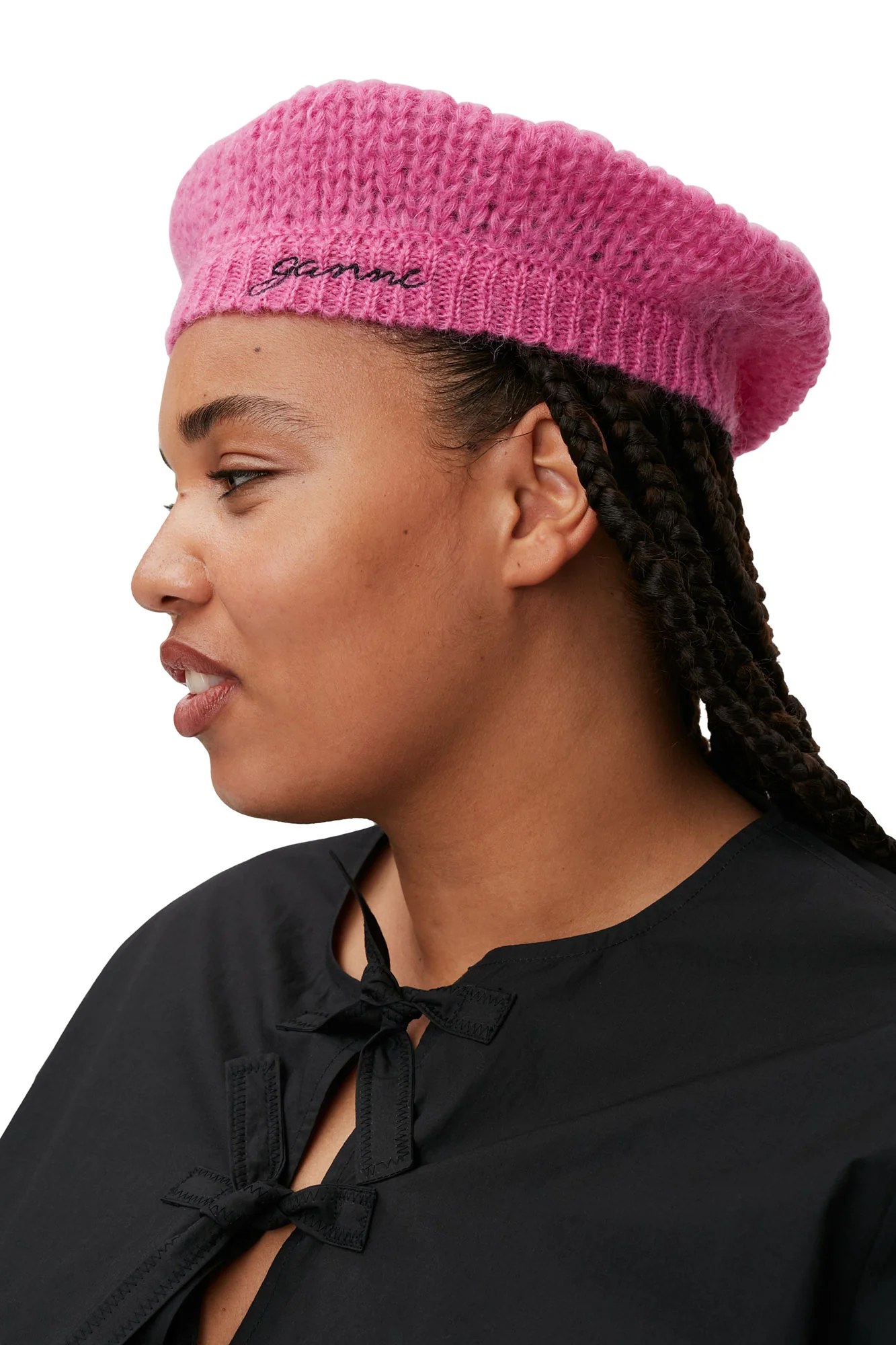 Mohair Beret | Phlox Pink - Image 2
