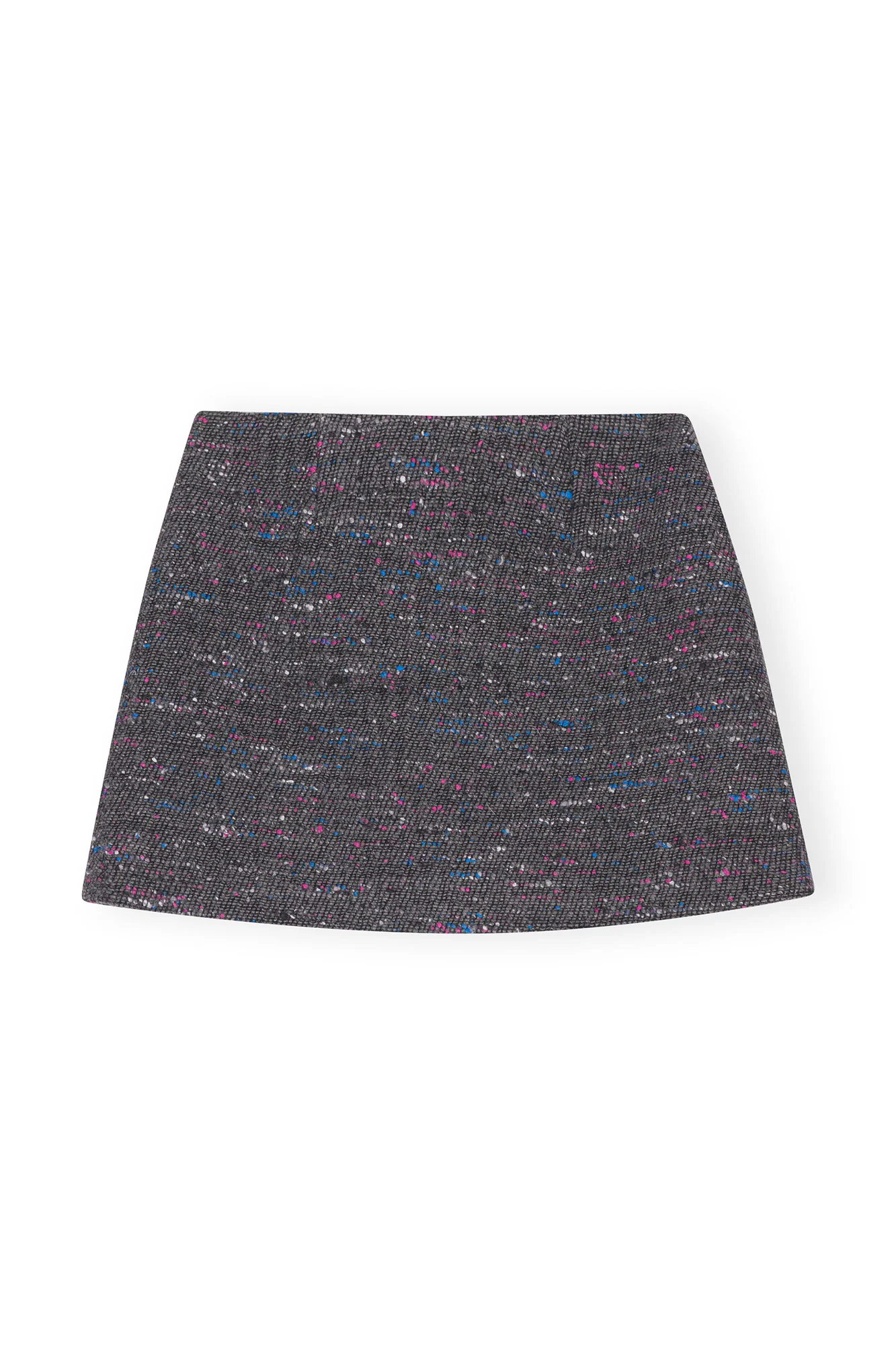 Multi Wool Mini Skirt | Phantom - Image 2