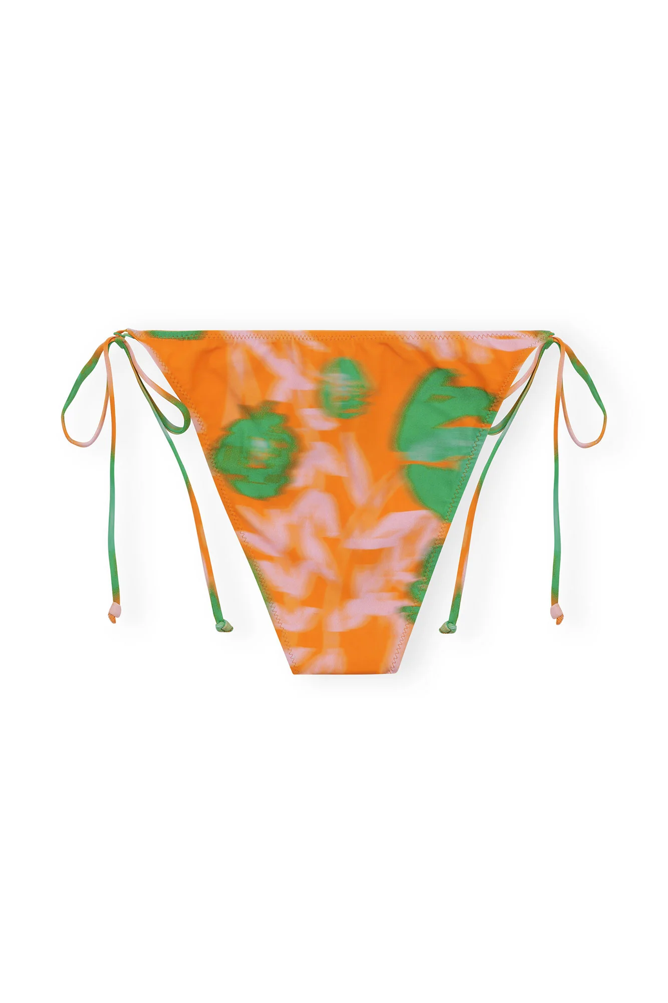 Multicolor Printed Bikini Briefs | Vibrant Orange - Image 2