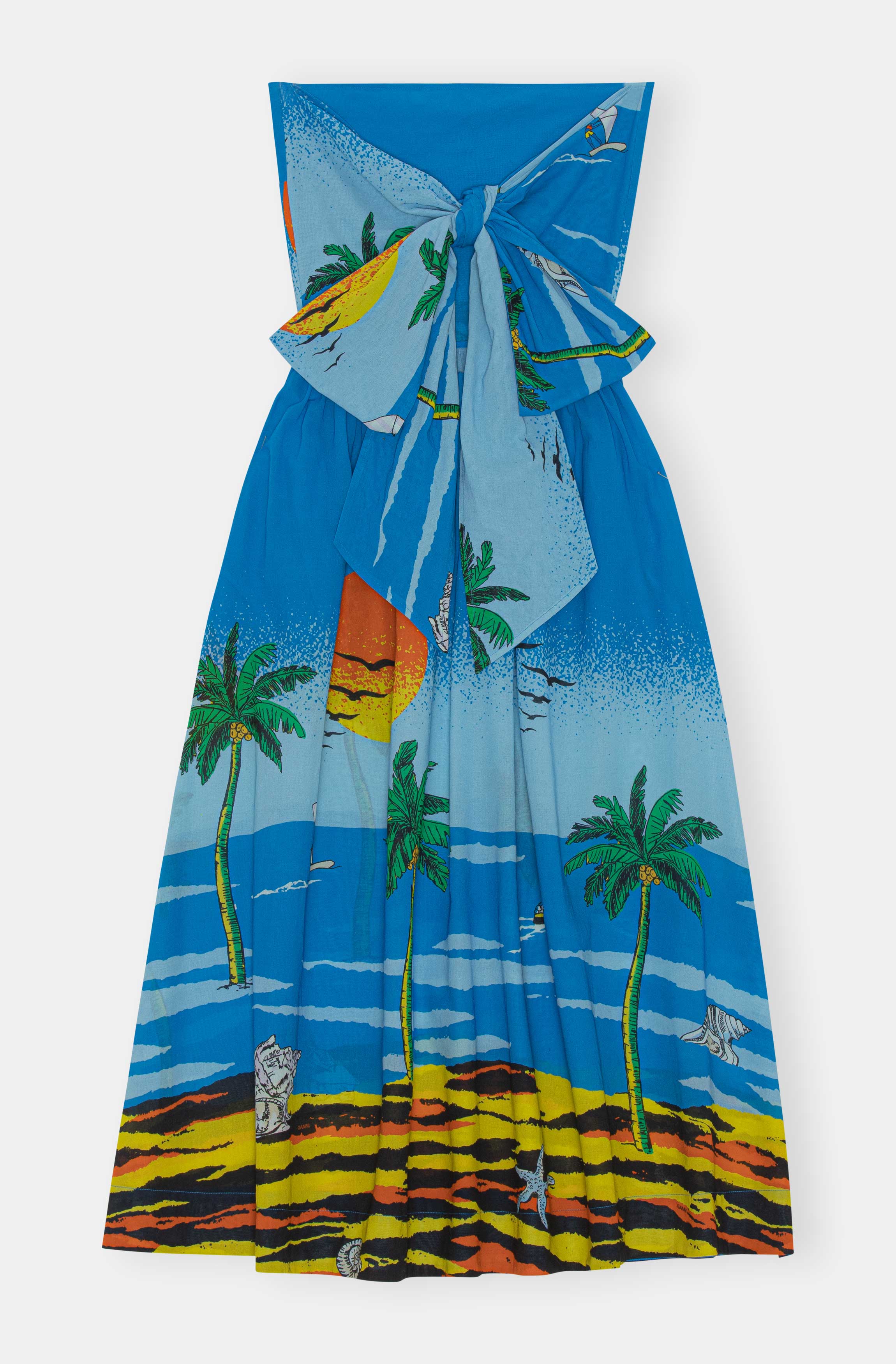 Multifunctional Beach Wrap | Palm Beach Cloisonne - Image 2
