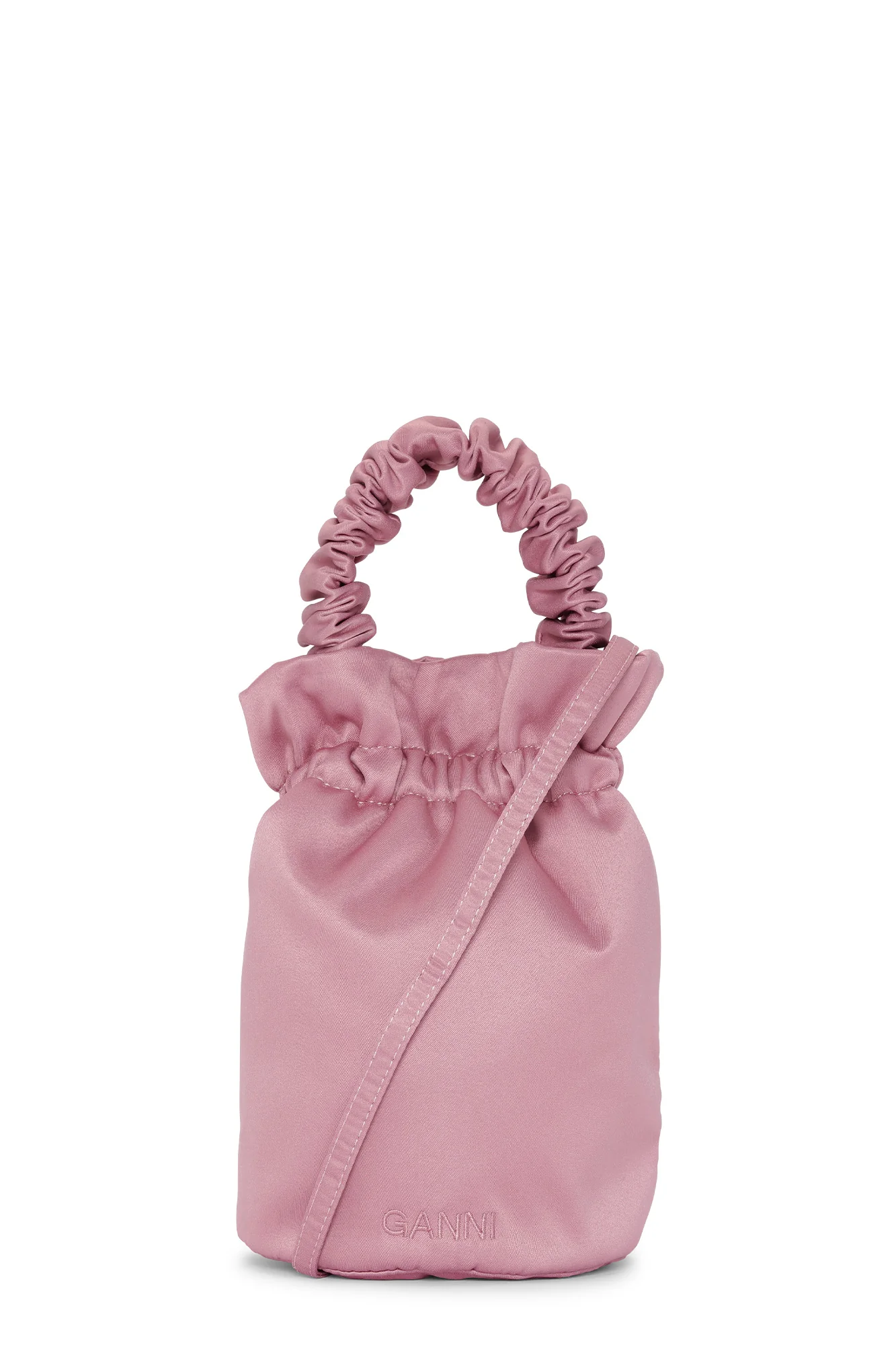 Occasion Occasion Ruched Top Handle Bag | Light Lilac - Image 3