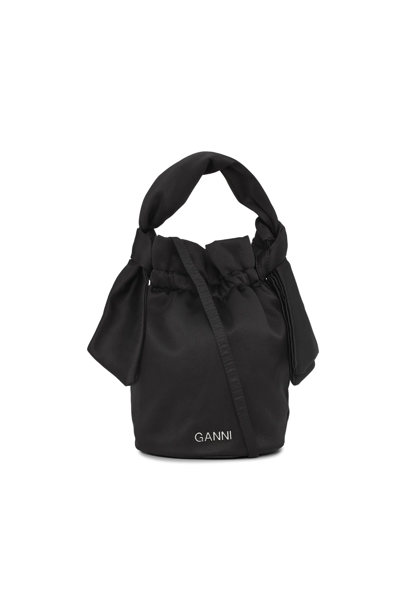 Occasion Top Handle Knot Bag | Black