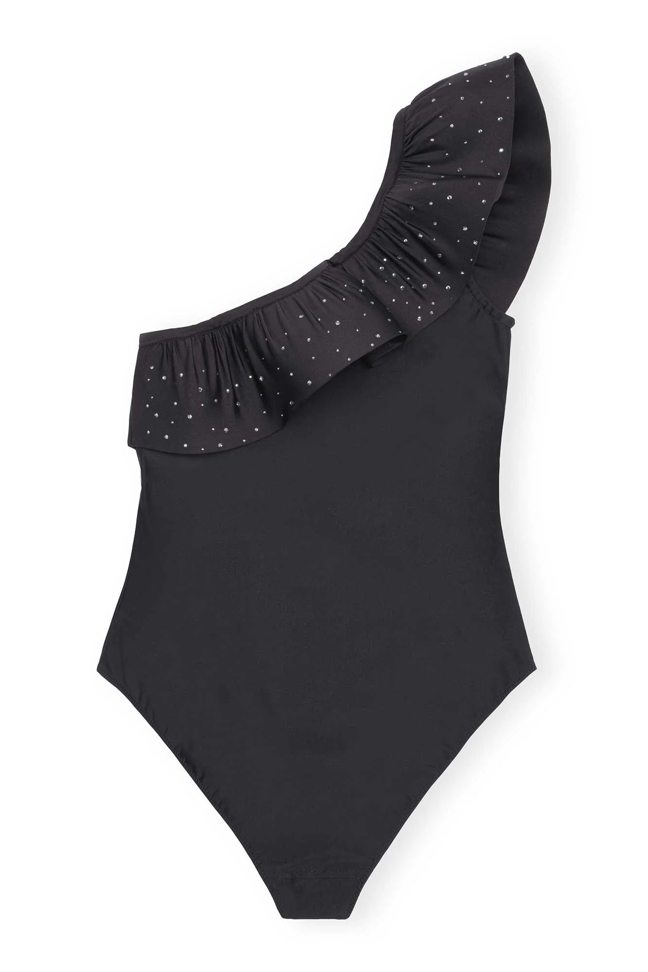 One Shoulder Bodystocking | Black - Image 2