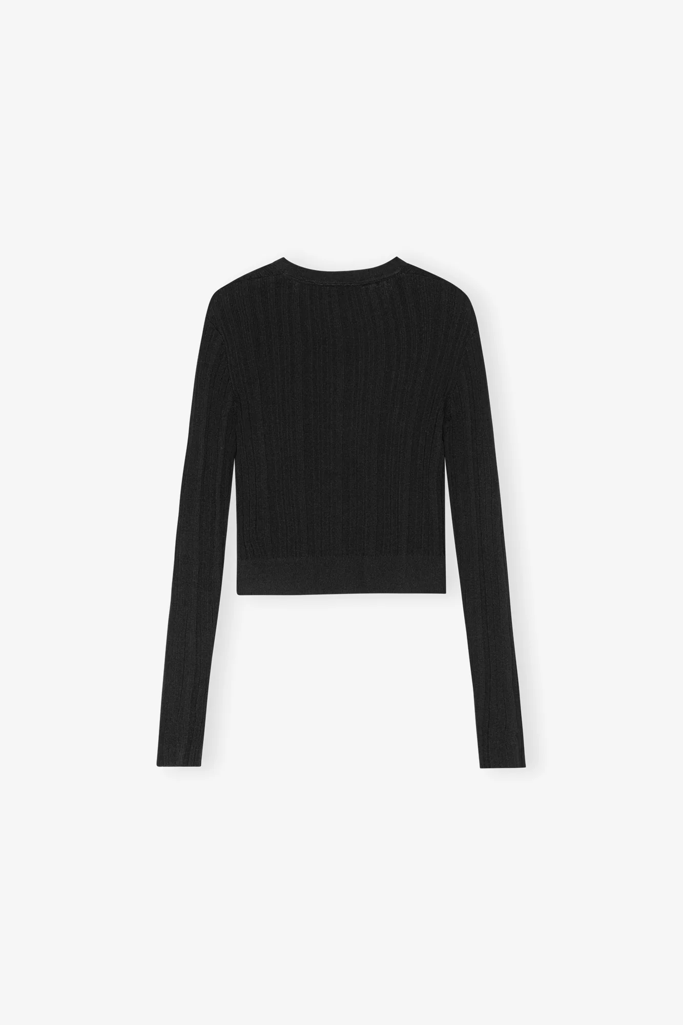 Open-front Cardigan | Black - Image 2
