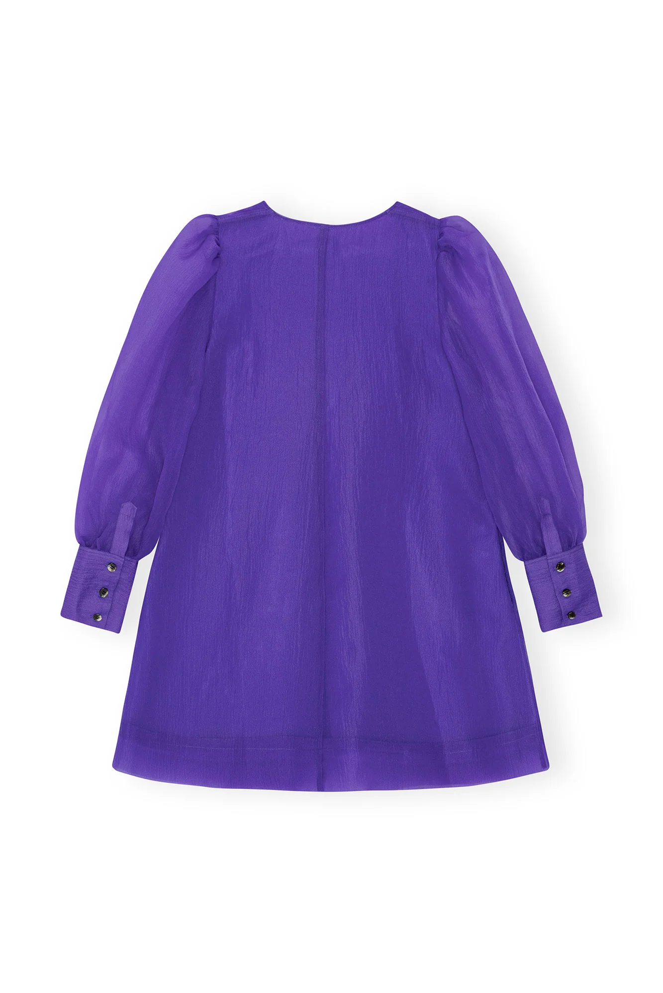 Organza A-shaped Mini Dress | Simply Purple - Image 2