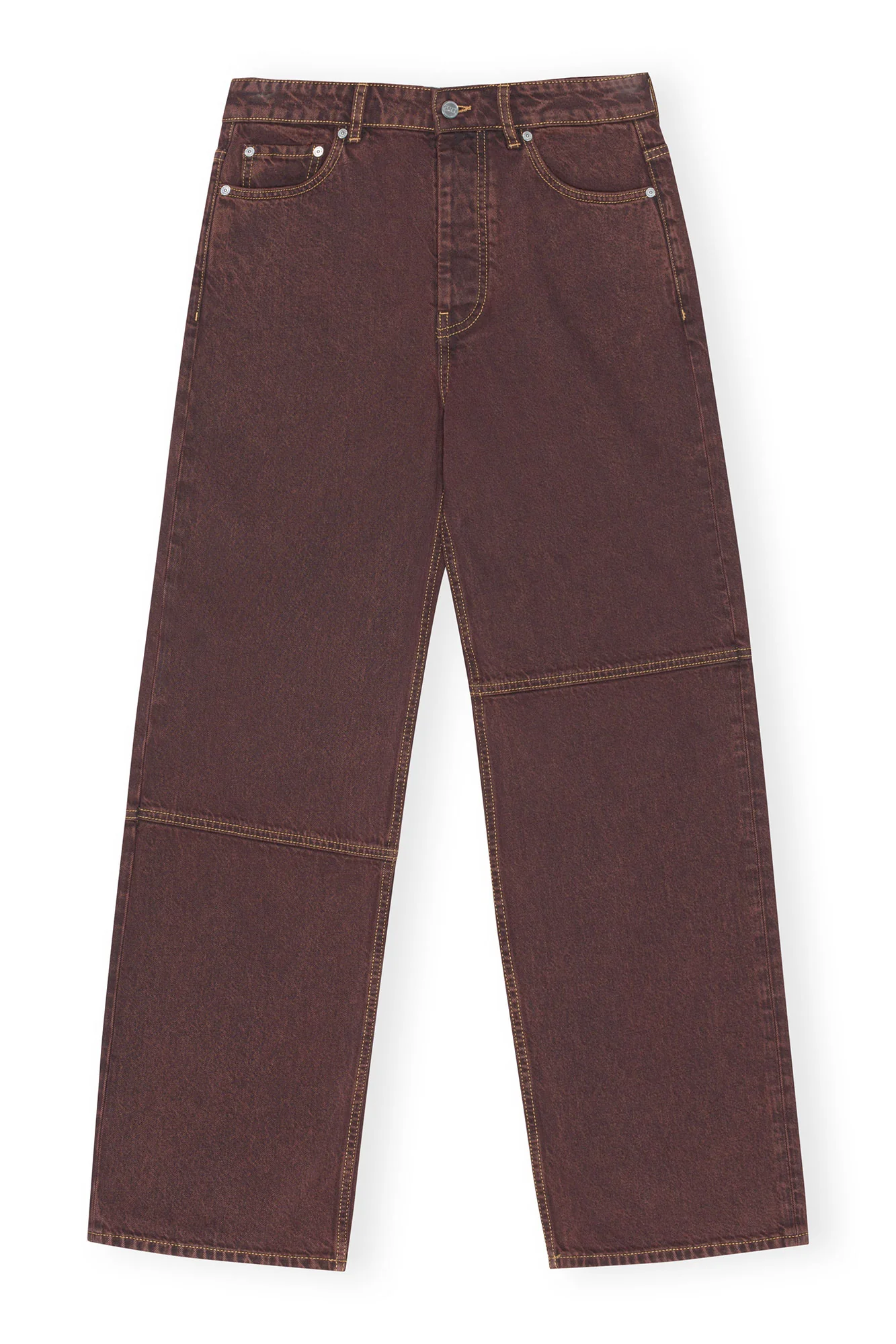 Overdyed Bleach Izey Jeans | Shaved Chocolate