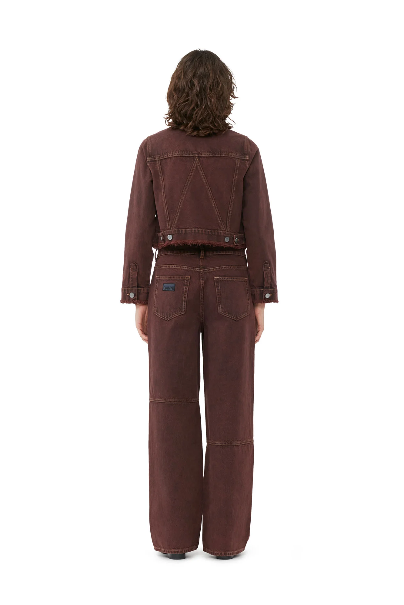 Overdyed Bleach Izey Jeans | Shaved Chocolate - Image 5