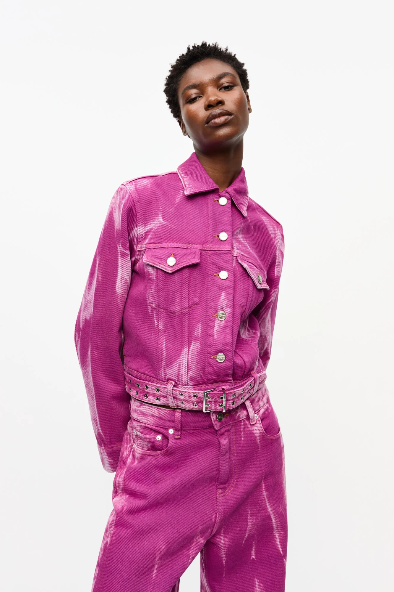 Overdyed Denim Jacket | Boysenberry - Image 2