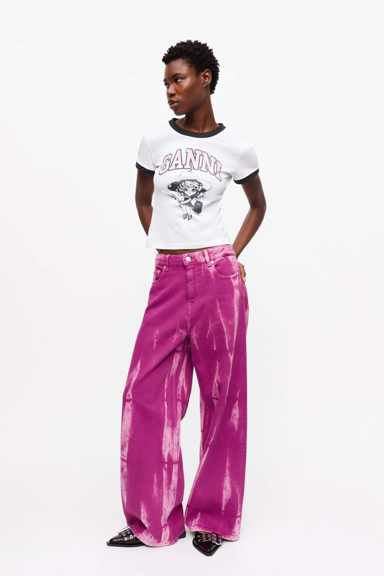 Overdyed Marri Jeans | Boysenberry - Image 3