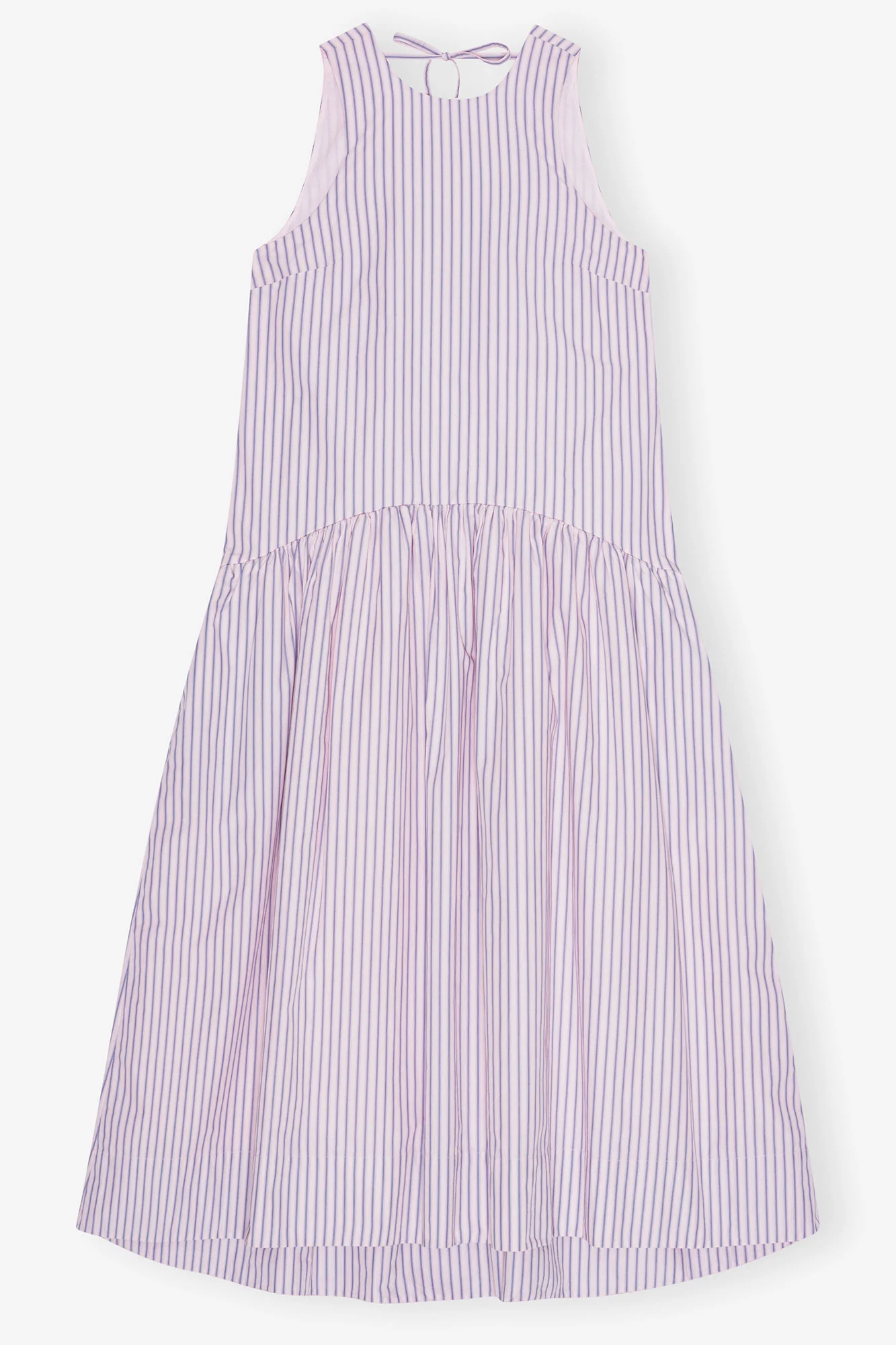 Overdyed Stripe Cotton Dress | Ballerina
