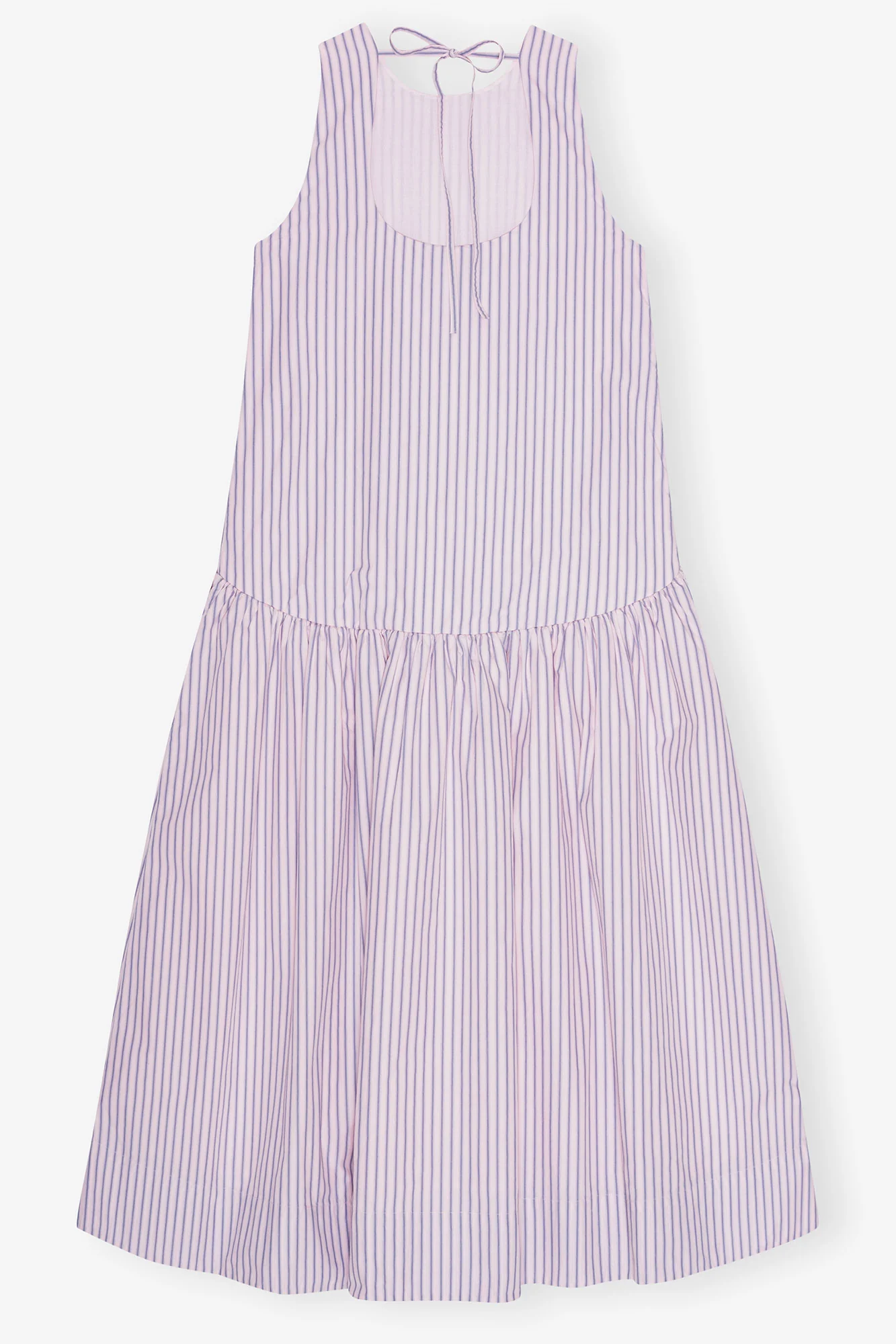Overdyed Stripe Cotton Dress | Ballerina - Image 2