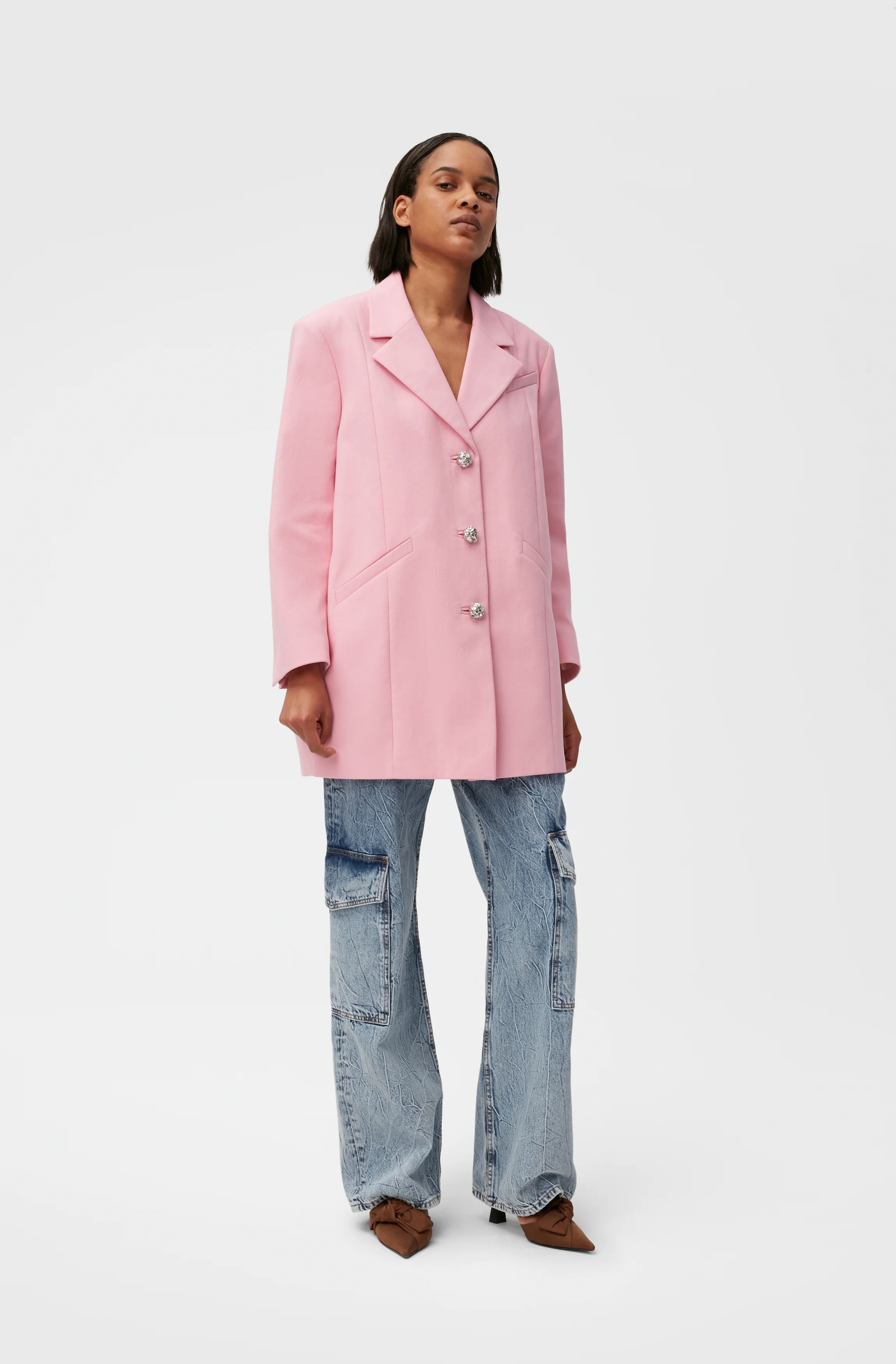 Oversized Blazer | Lilac Sachet - Image 3