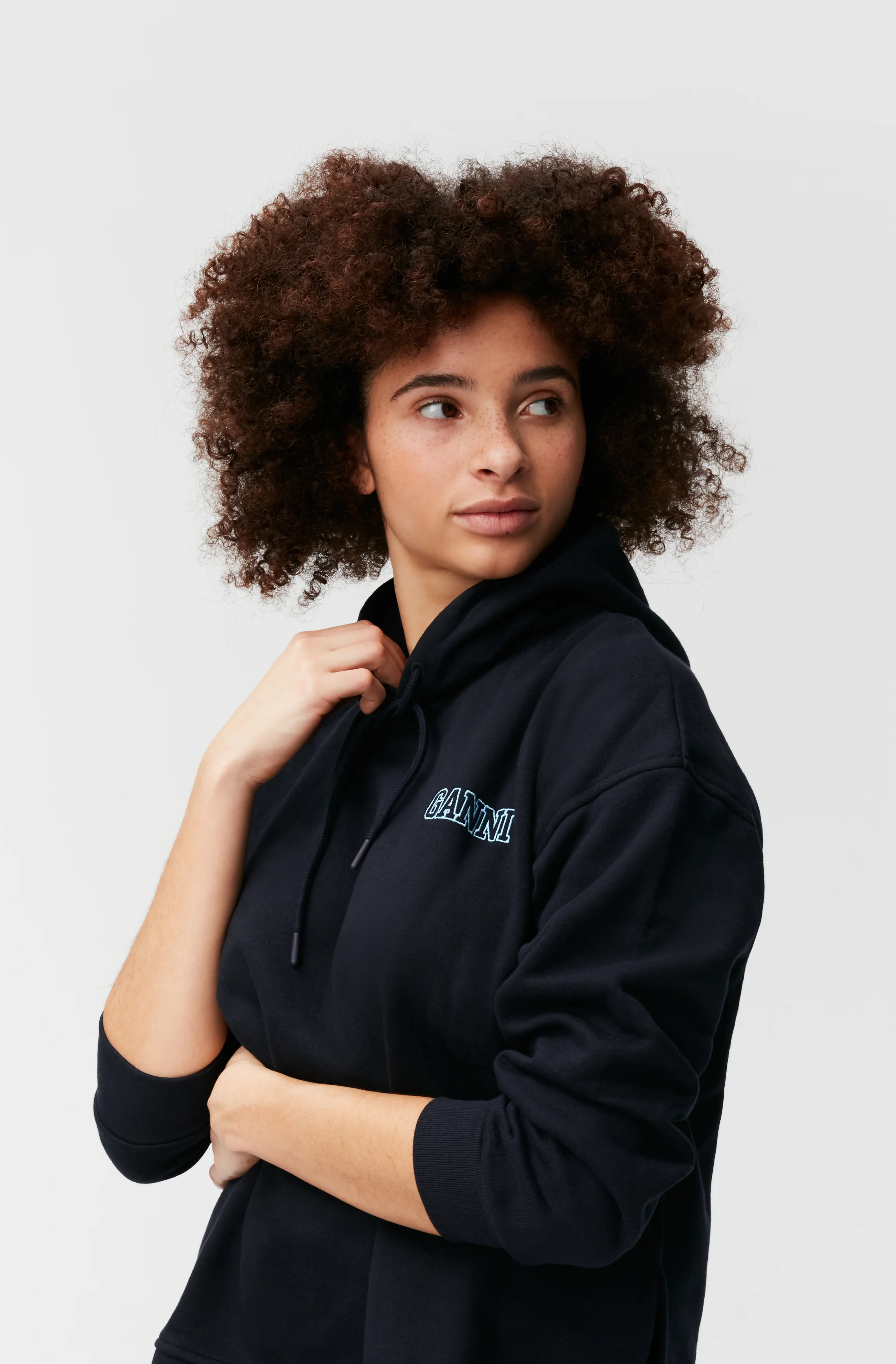Oversized Hooded Sweatshirt | Sky Captain - Image 3