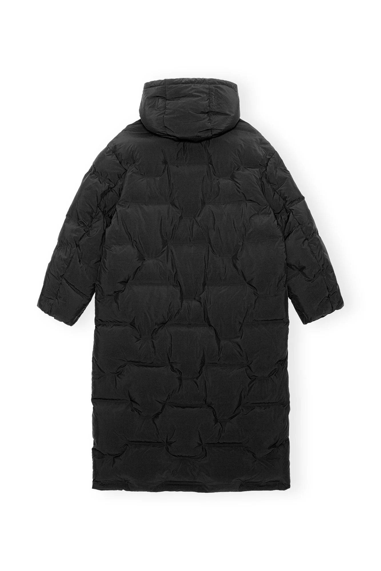 Oversized Soft Puffer Coat | Black - Image 2