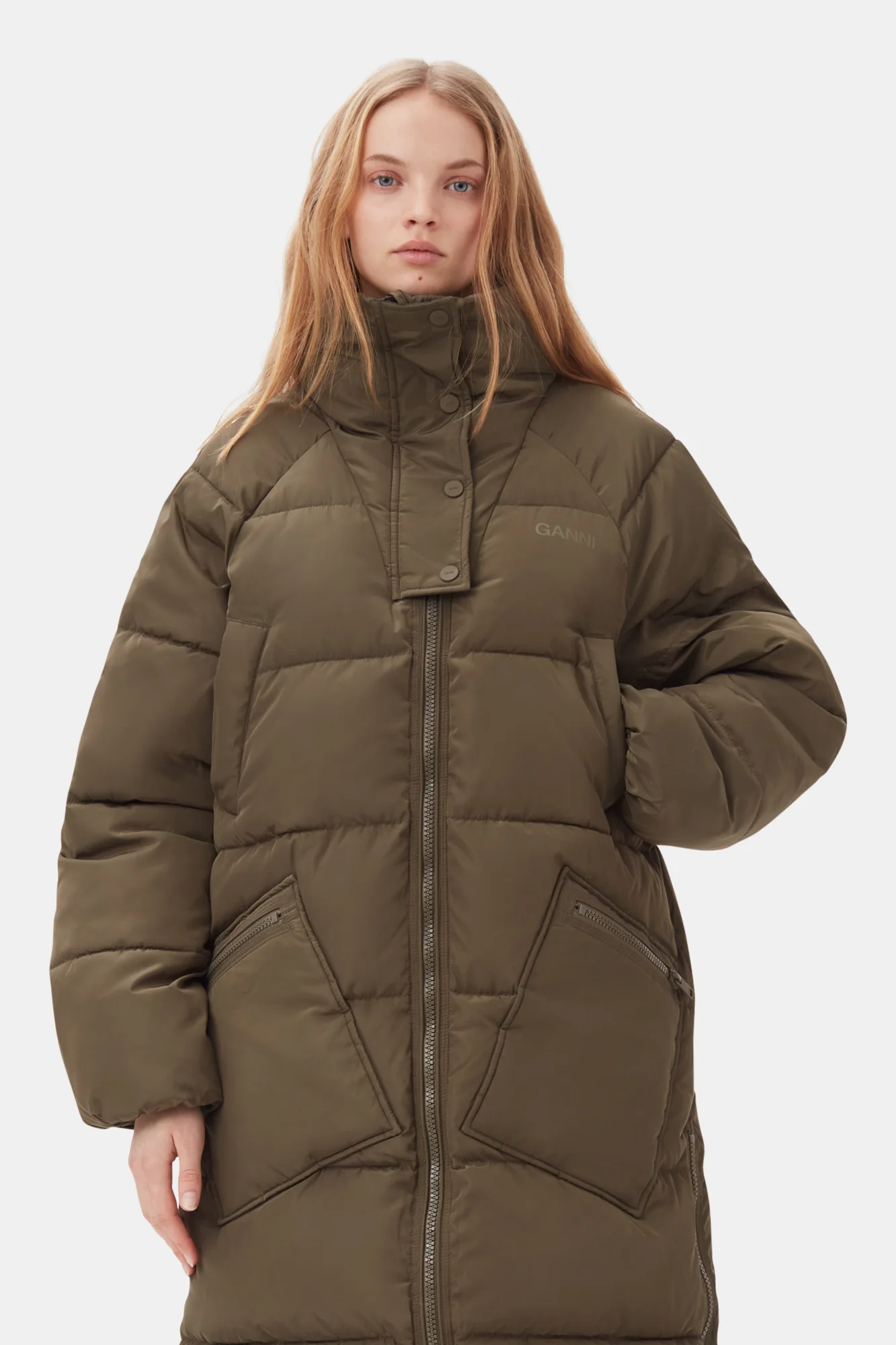 Oversized Tech Puffer Coat Test | Kalamata - Image 3