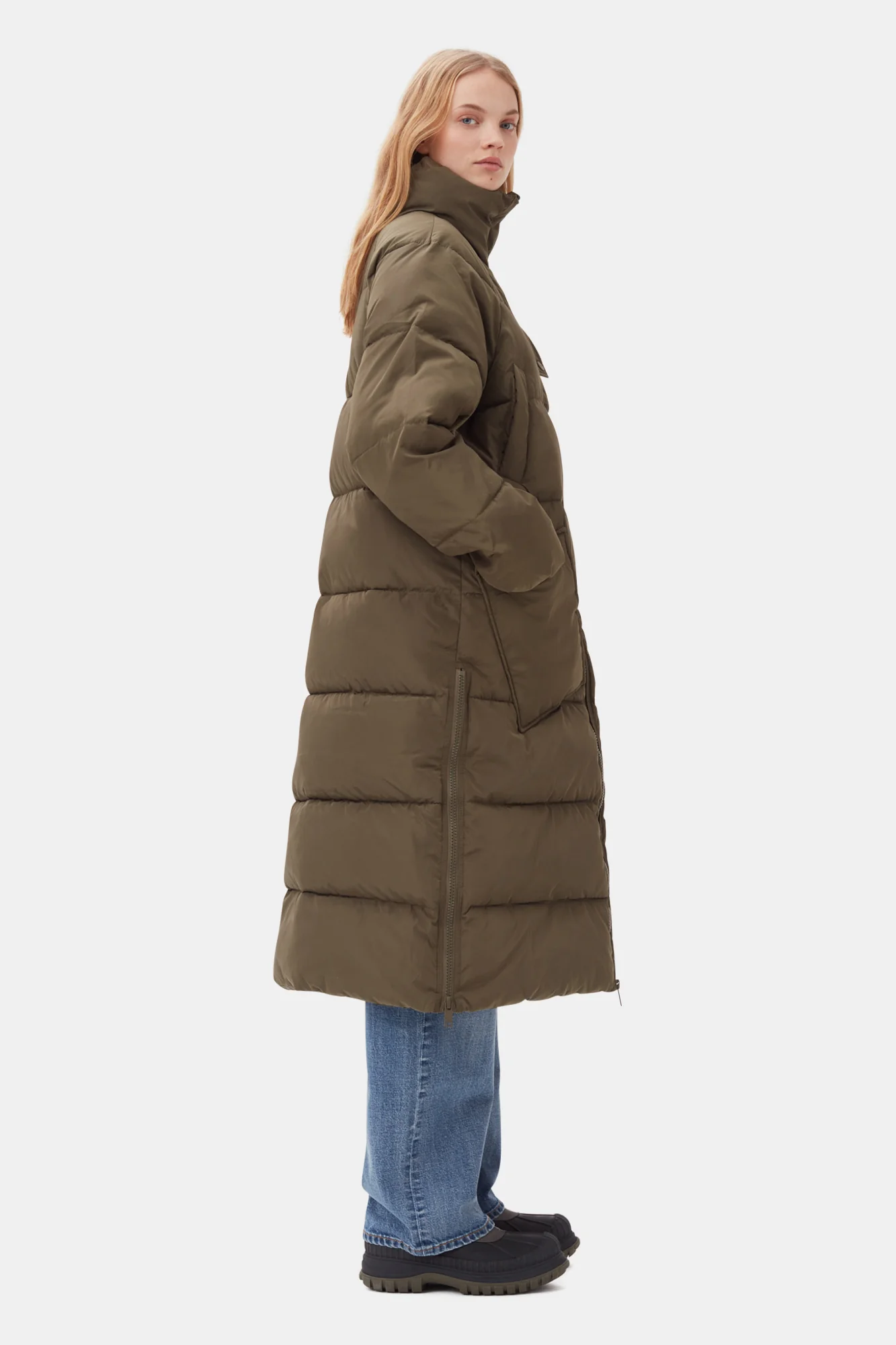 Oversized Tech Puffer Coat Test | Kalamata - Image 4