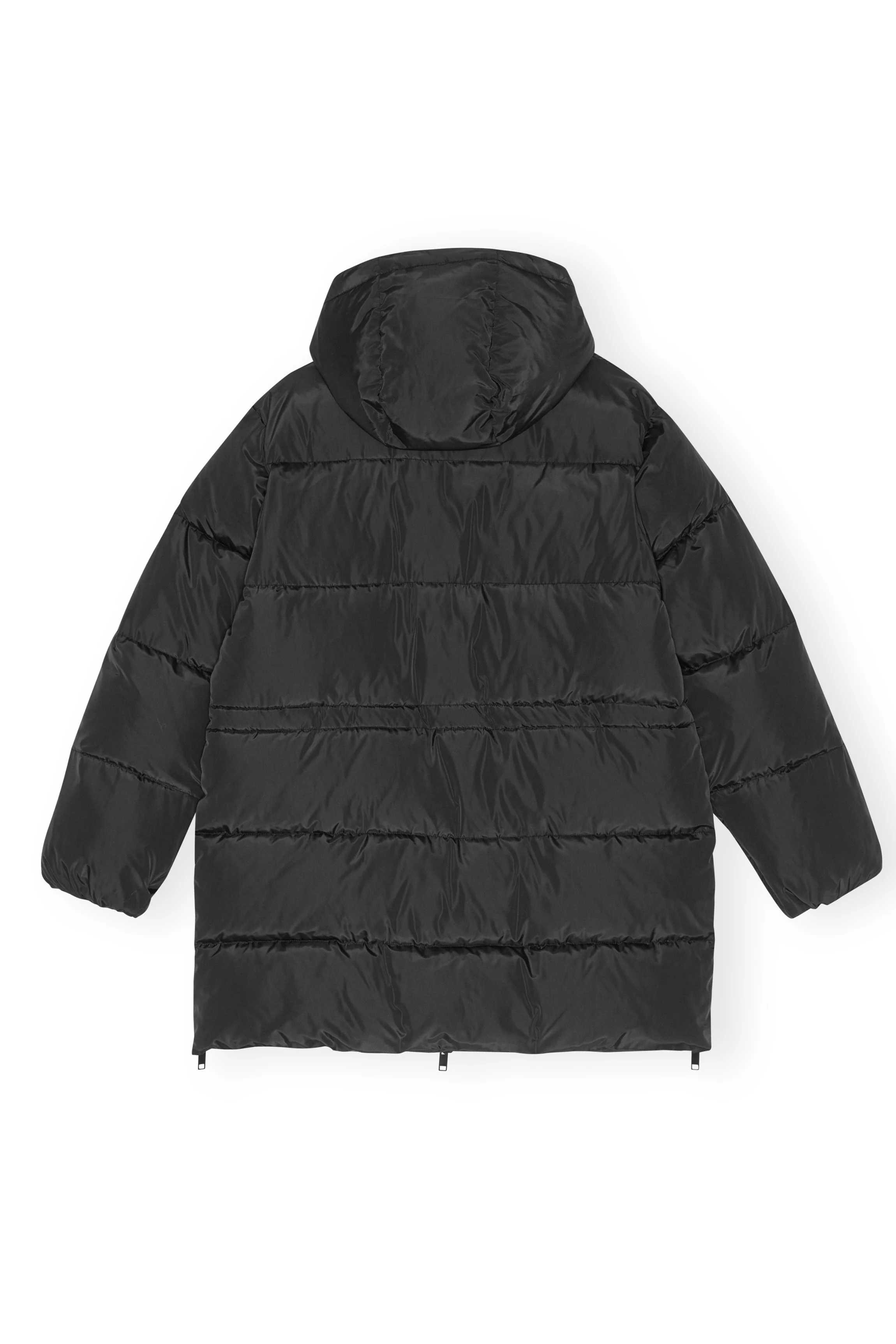 Oversized Tech Puffer Midi Jacket | Phantom - Image 2