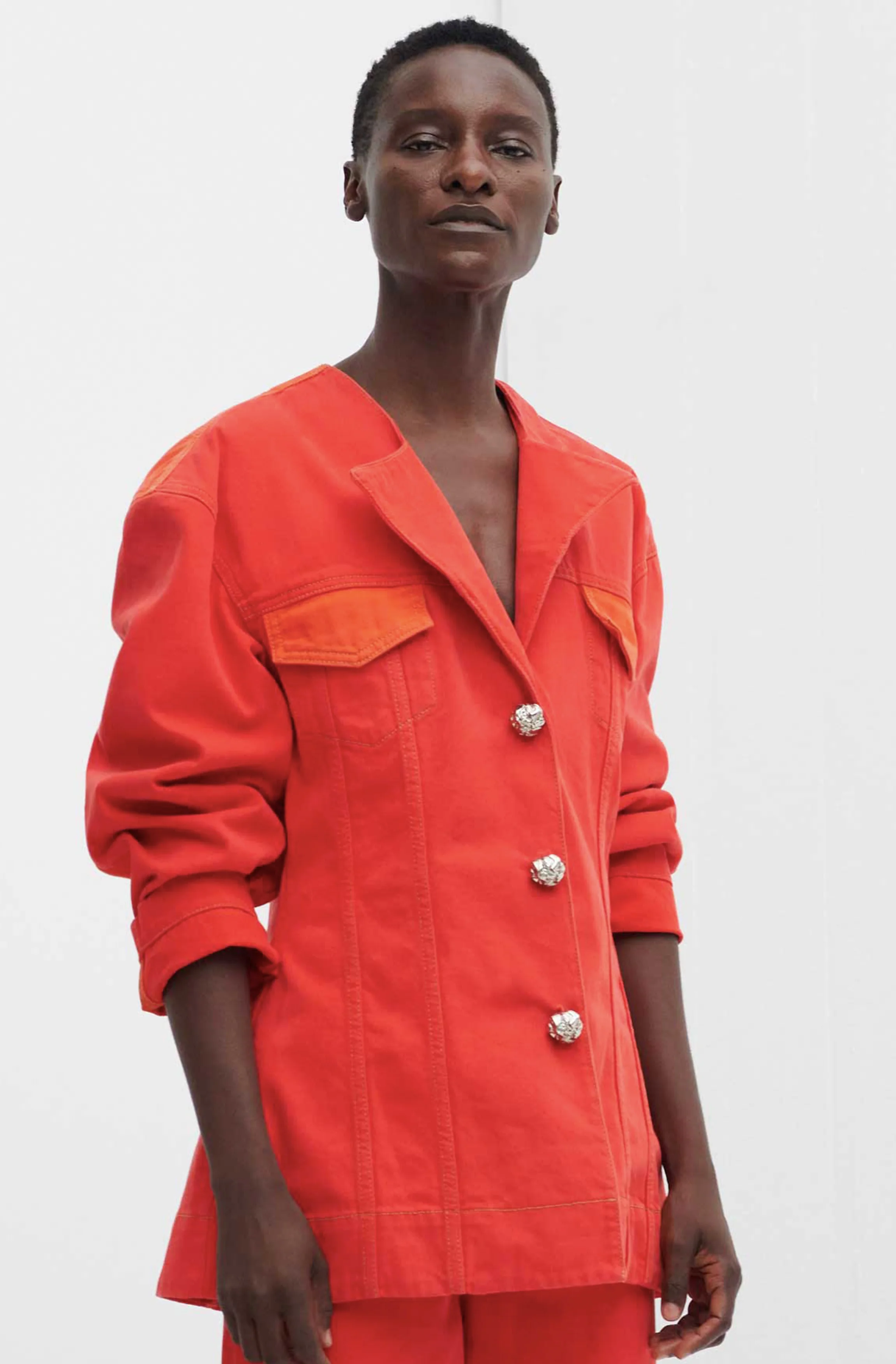 Patchwork Denim Jacket | Orangedotcom - Image 3