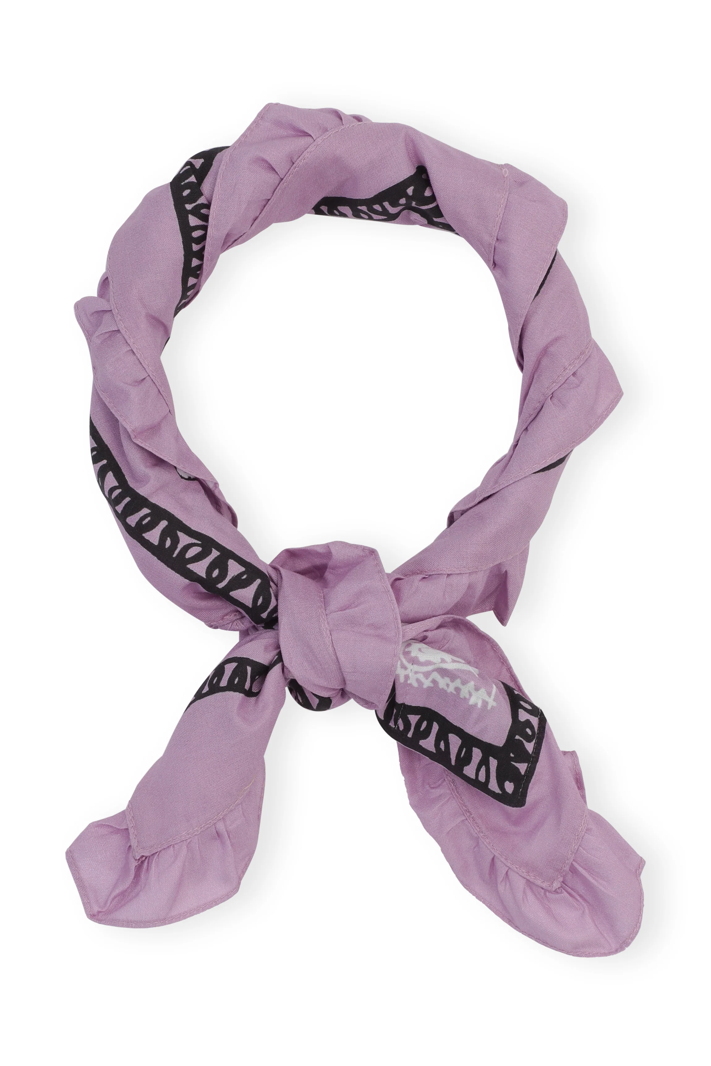 Patterned Cotton Bandana | Winsome Orchid