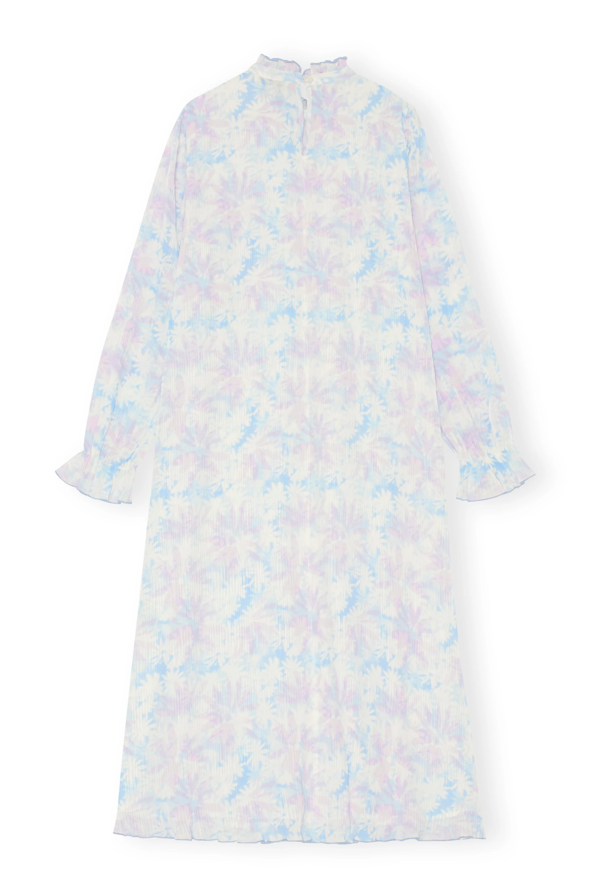 Pleated Georgette Midi Dress | Cherry Blossom - Image 2