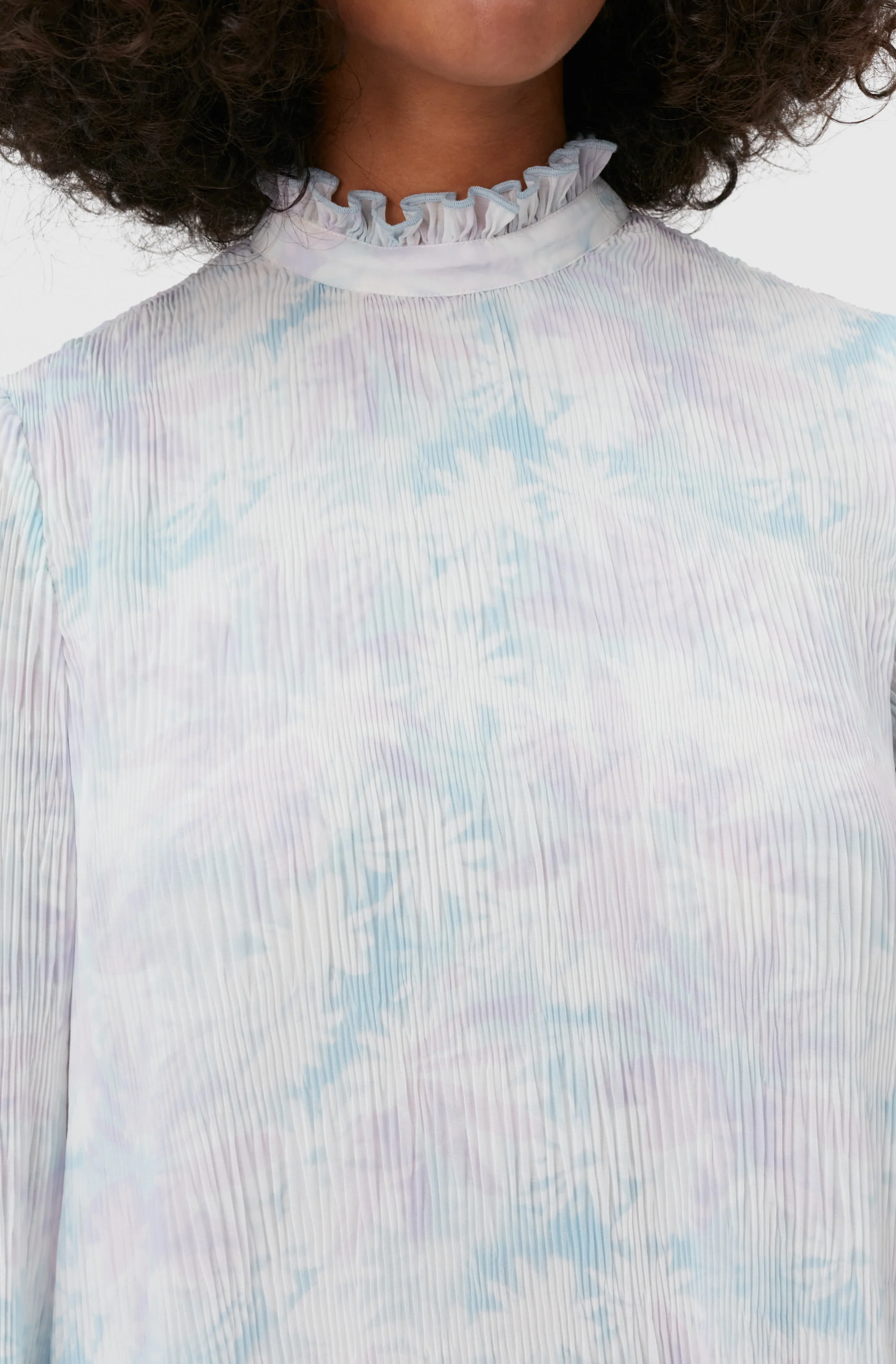 Pleated Georgette Midi Dress | Cherry Blossom - Image 6