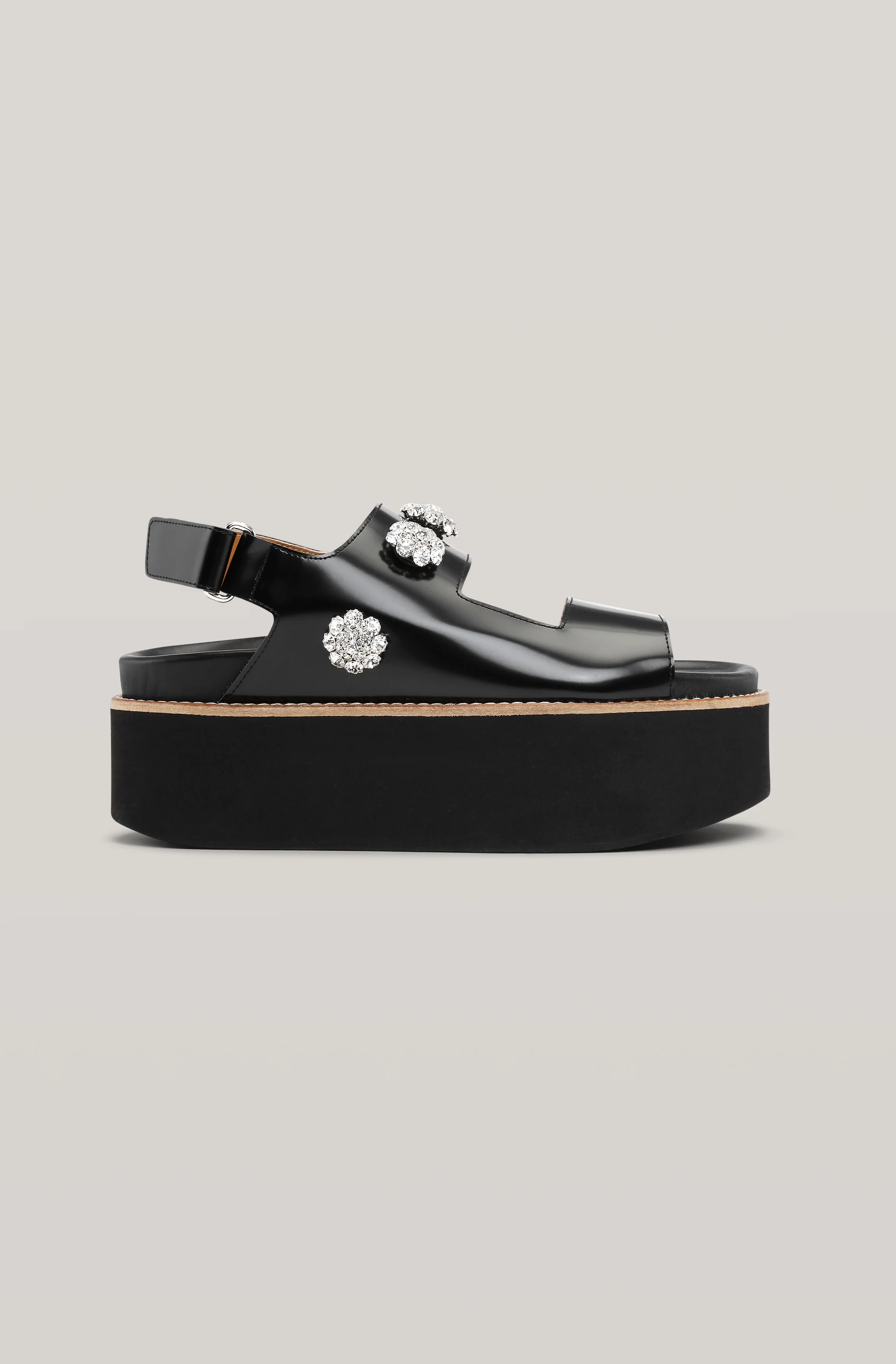 Polido Platform Sandals | Black
