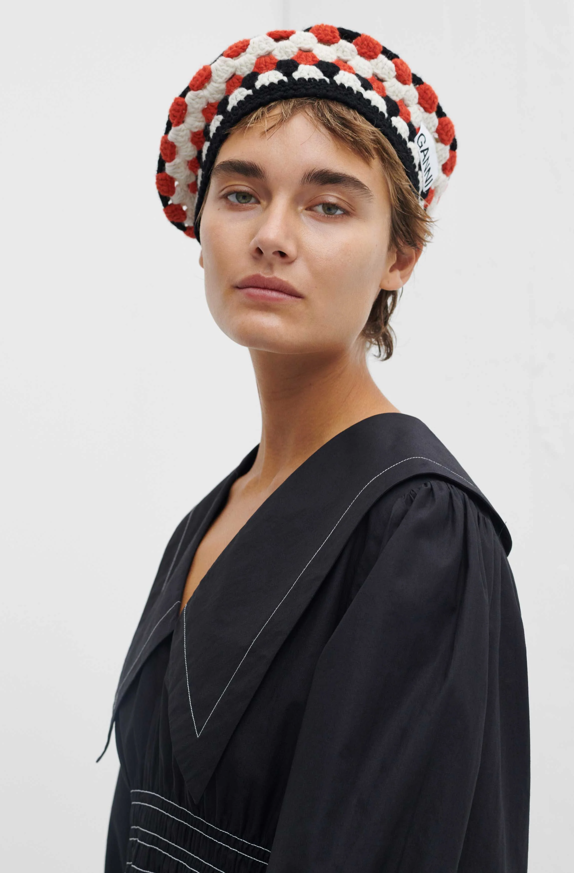 Poplin Mini Dress | Black - Image 5