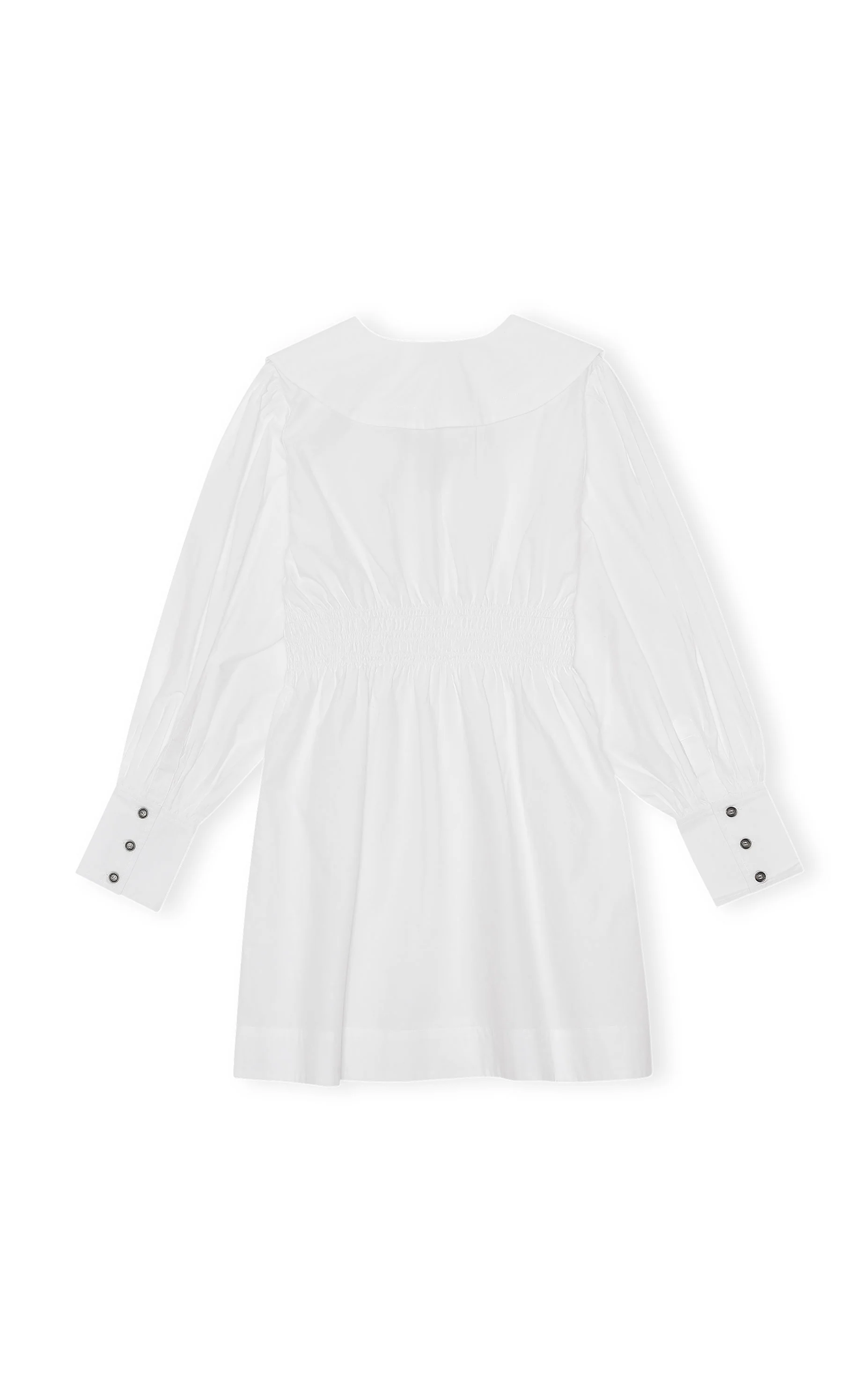 Poplin Mini Dress | Bright White - Image 2