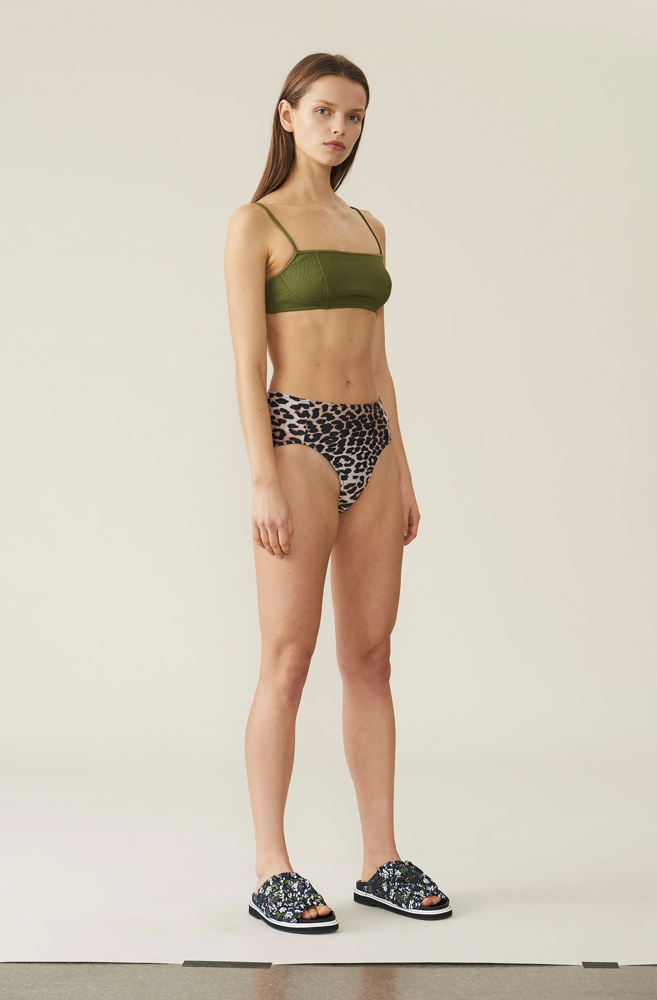 Printed Bikini Briefs | Leopard - Image 2