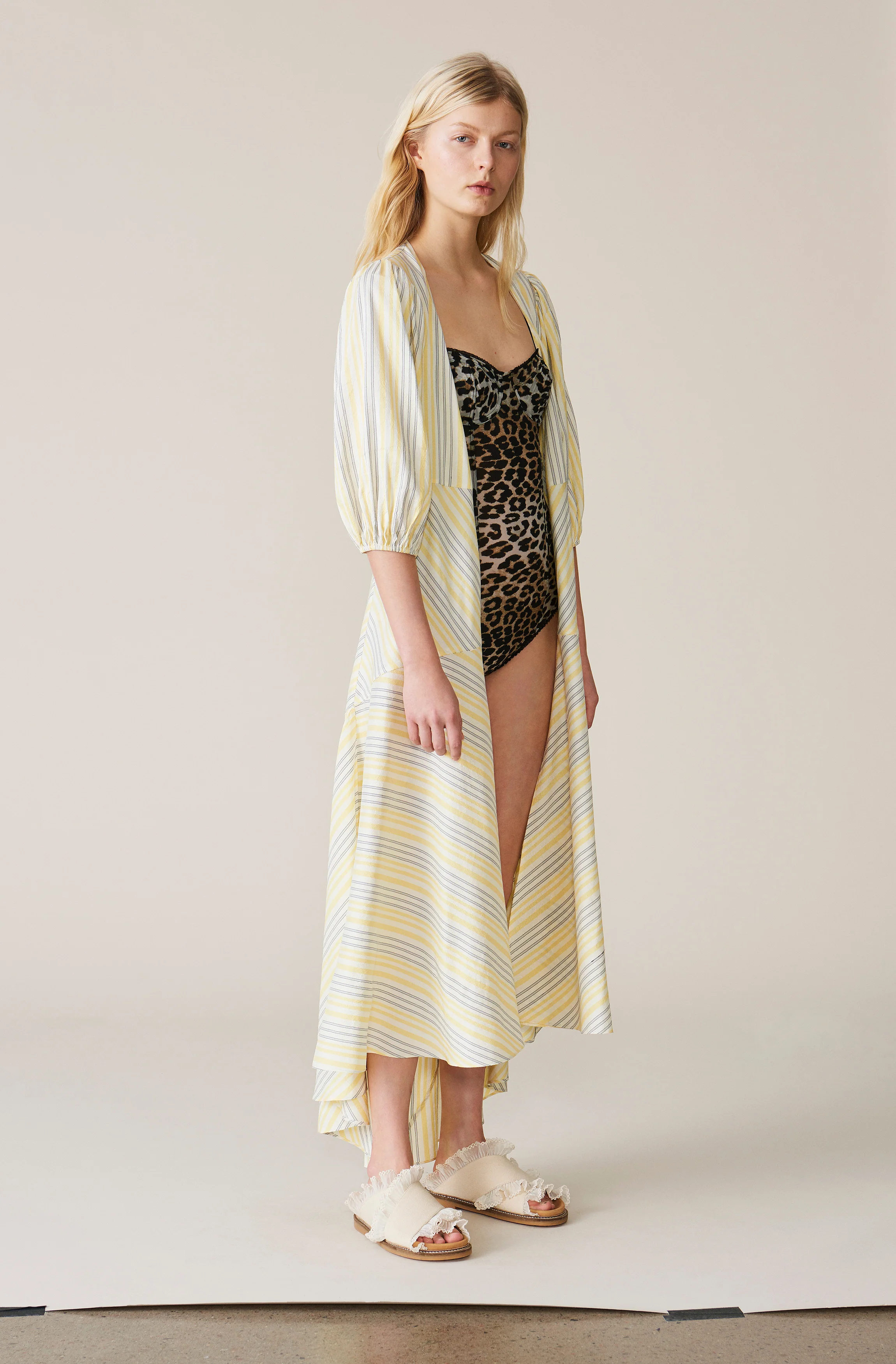 Printed Bodystocking | Leopard - Image 3