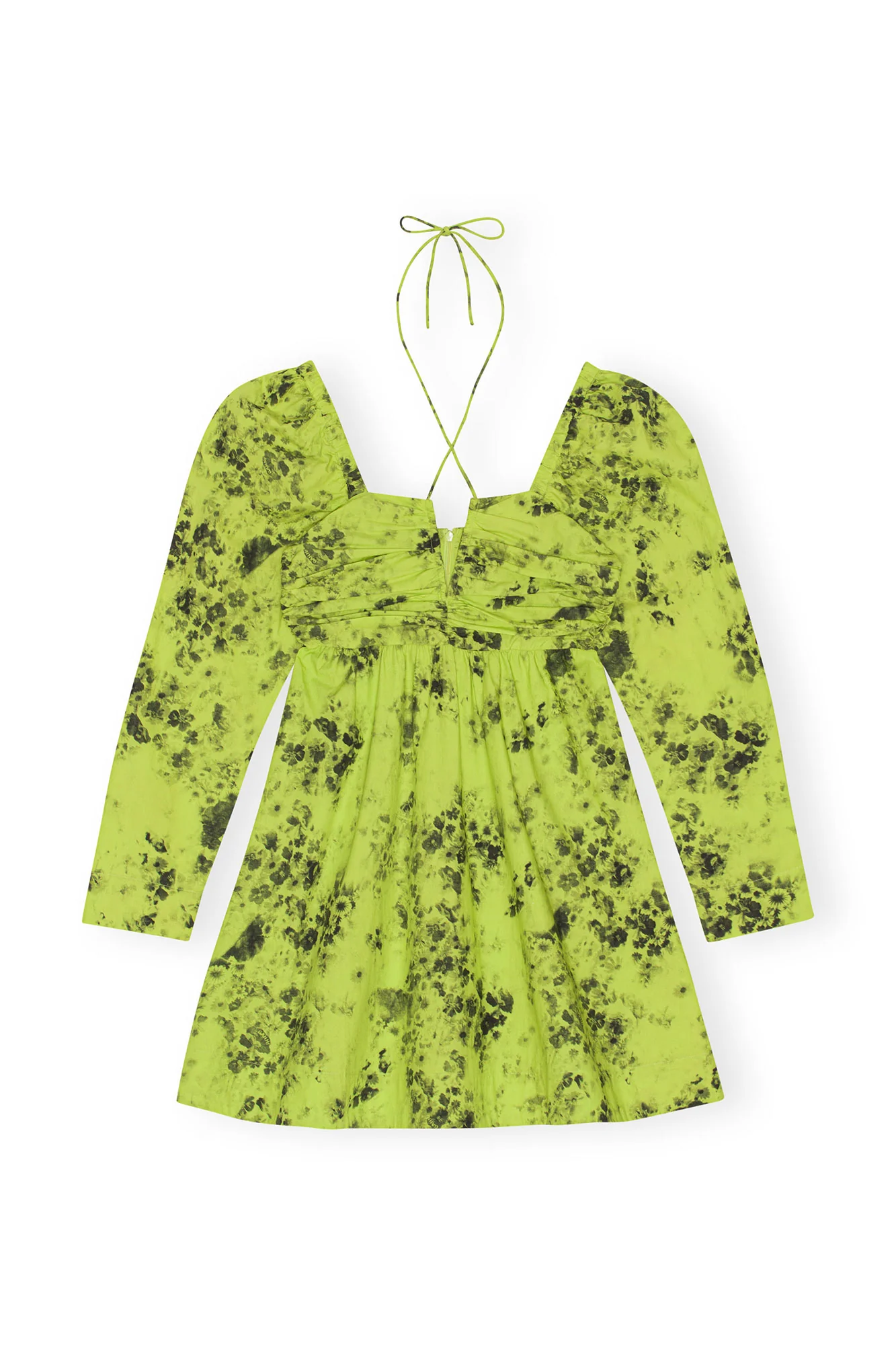 Printed Cotton Mini Dress | Tender Shoots
