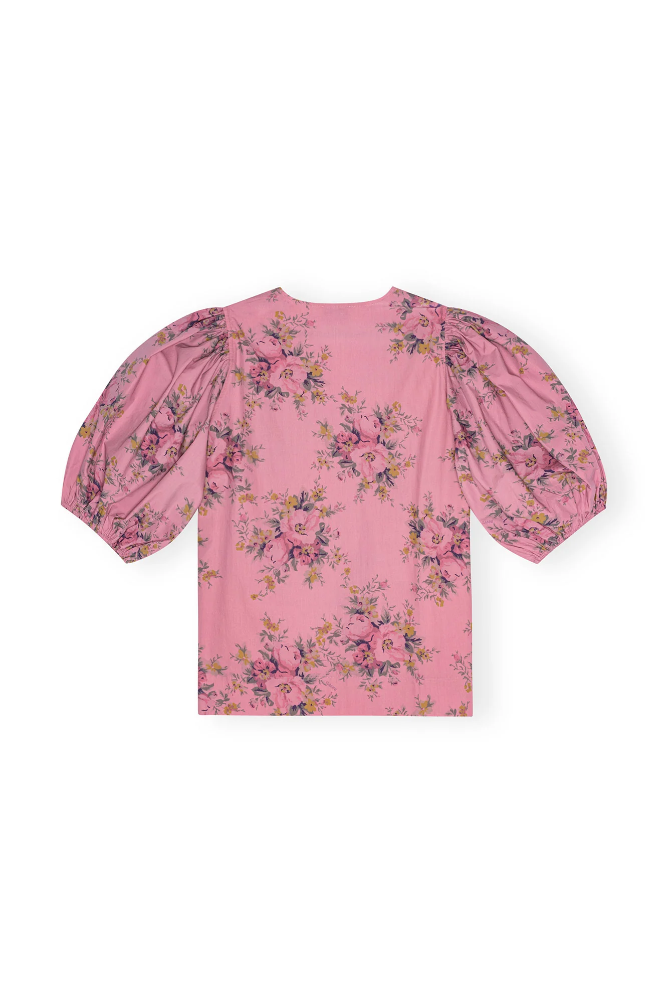 Printed Cotton V-Neck Blouse | Orchid Smoke - Image 2
