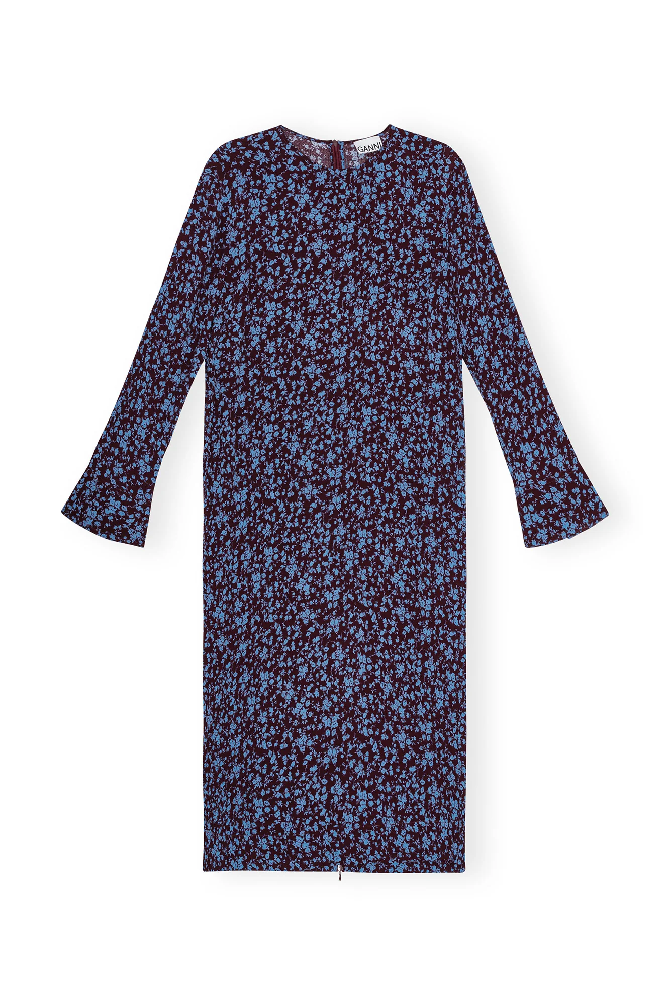 Printed Crepe Midi Dress | Port Royale