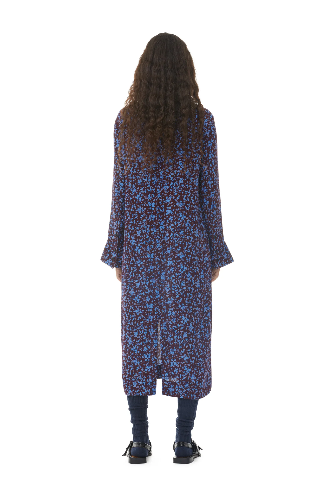 Printed Crepe Midi Dress | Port Royale - Image 6