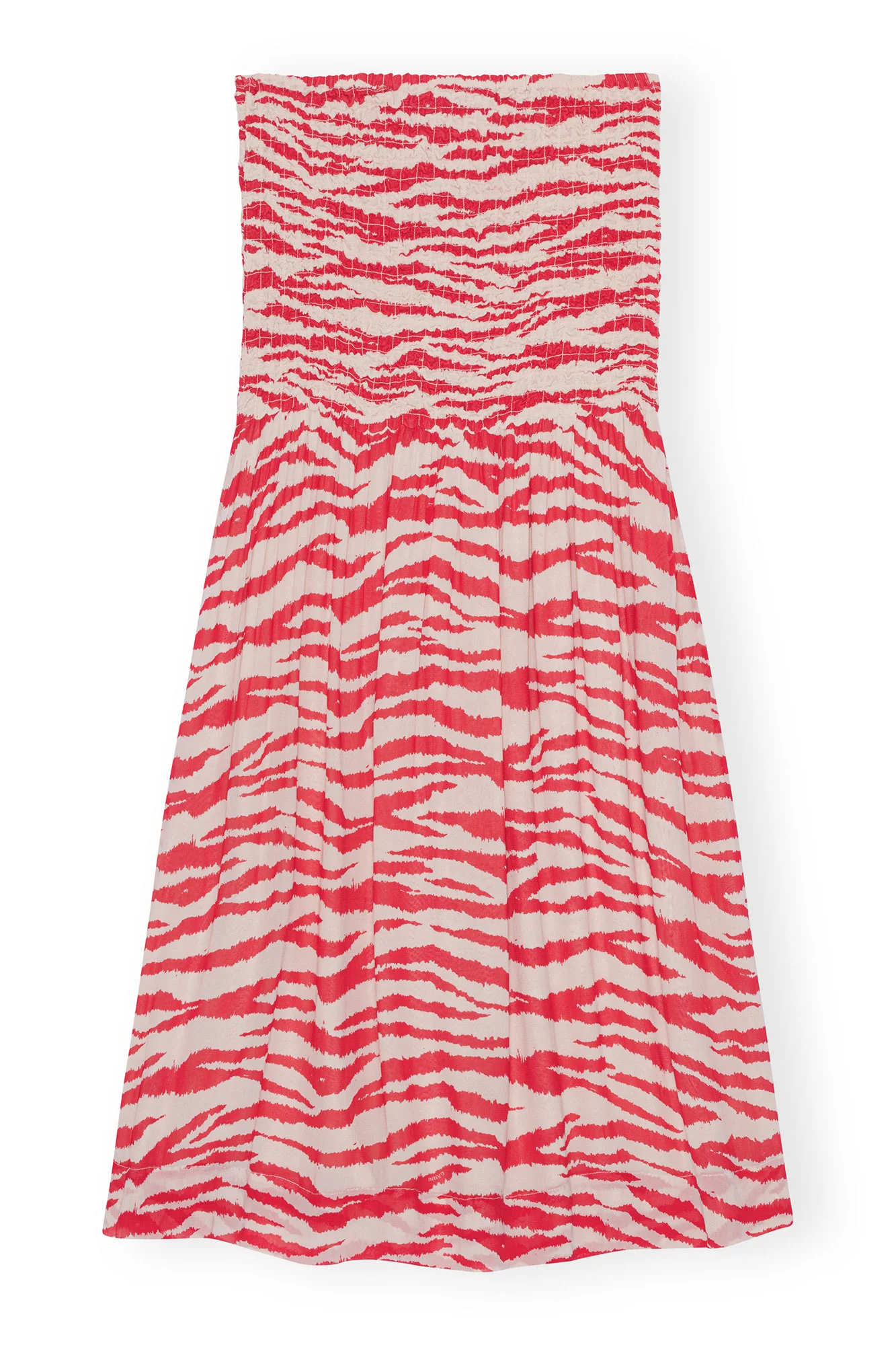 Printed Georgette Maxi Smock Skirt | Castle Wall - Image 2
