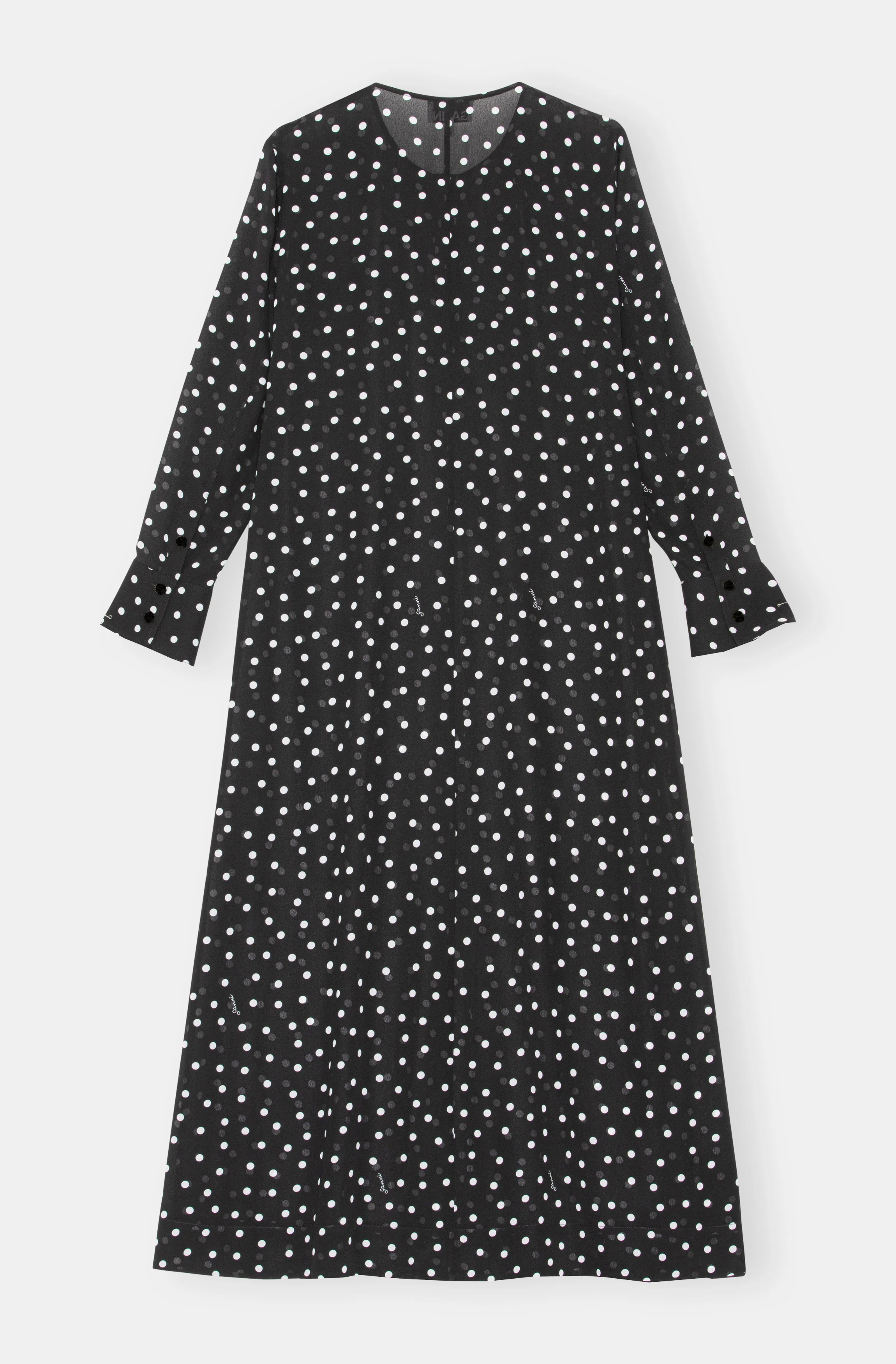 Printed Maxi Dress | Black - Image 2