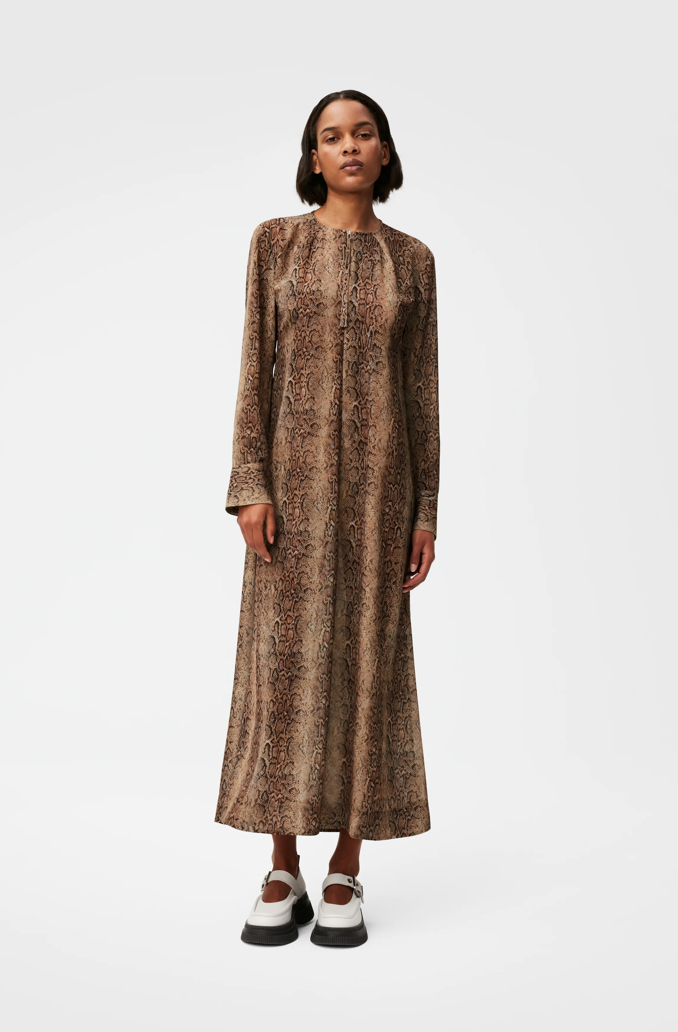 Printed Maxi Dress | Snake Starfish - Image 3