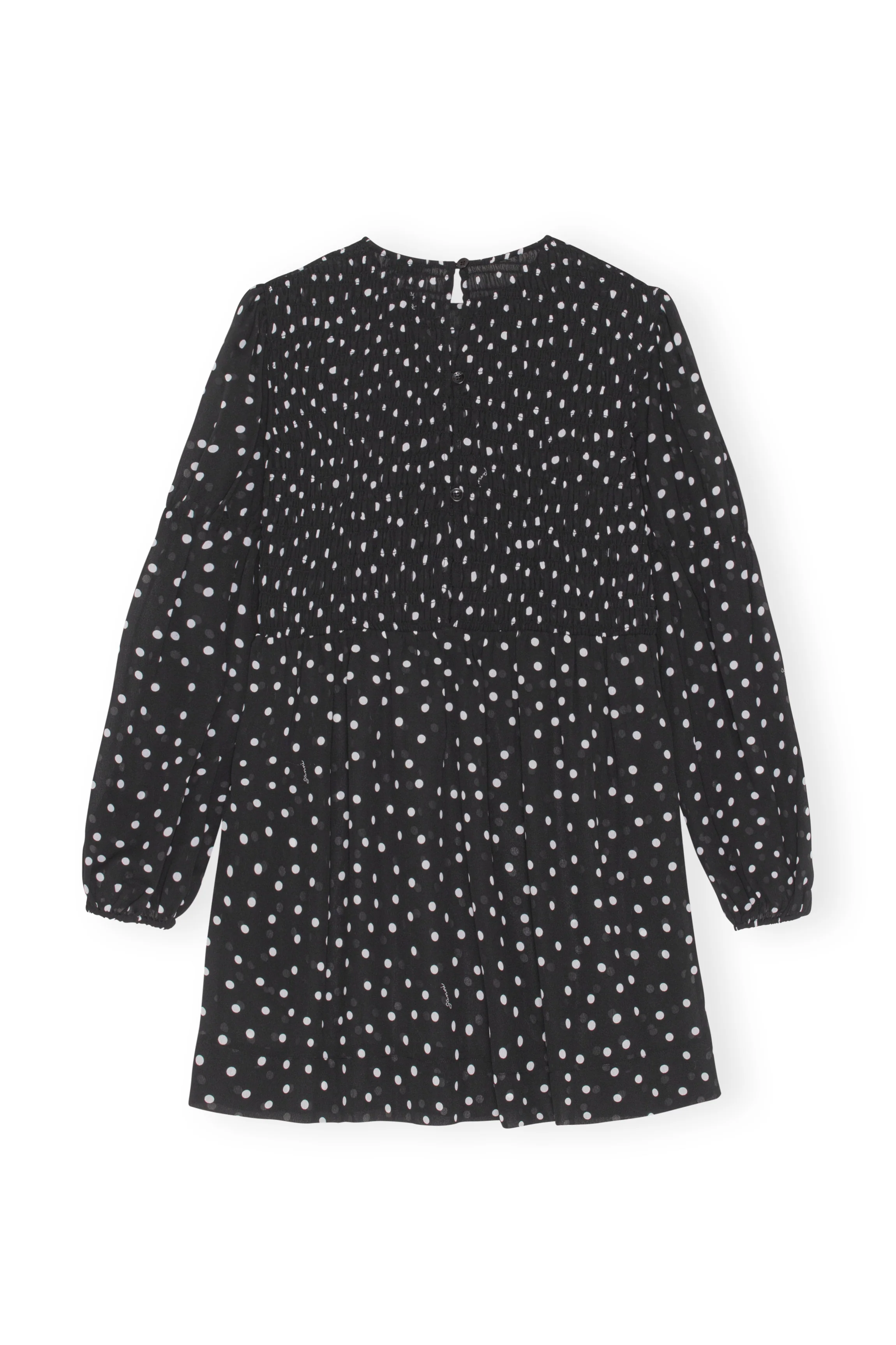 Printed Mini Dress | Black - Image 2
