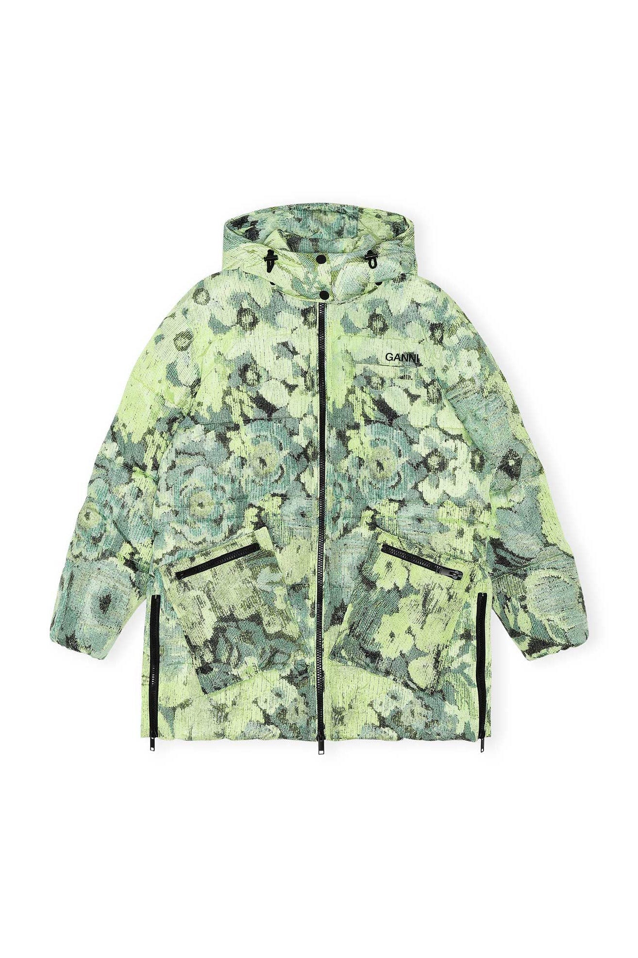 Printed Oversized Puffer | Margarita