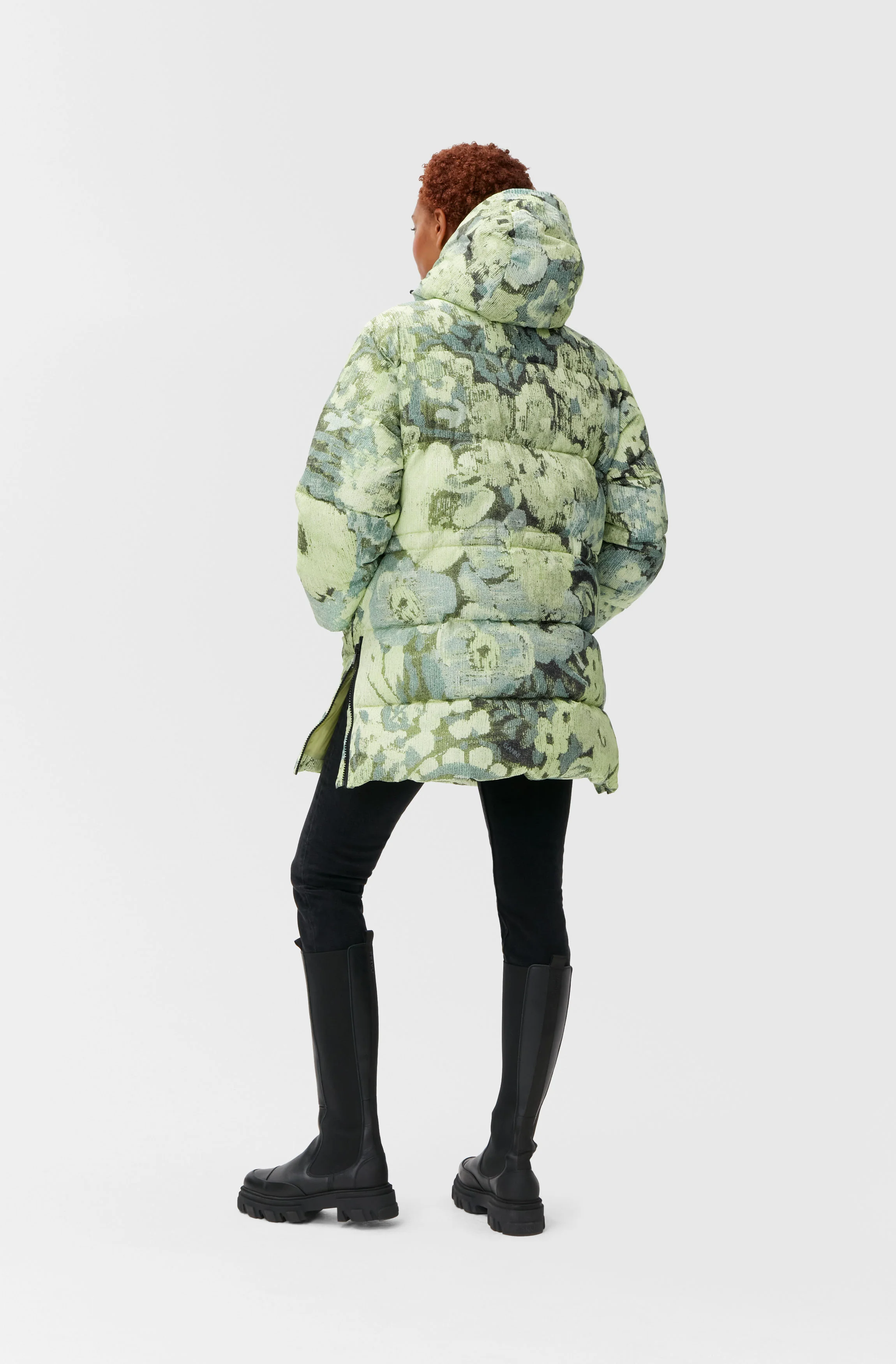 Printed Oversized Puffer | Margarita - Image 4