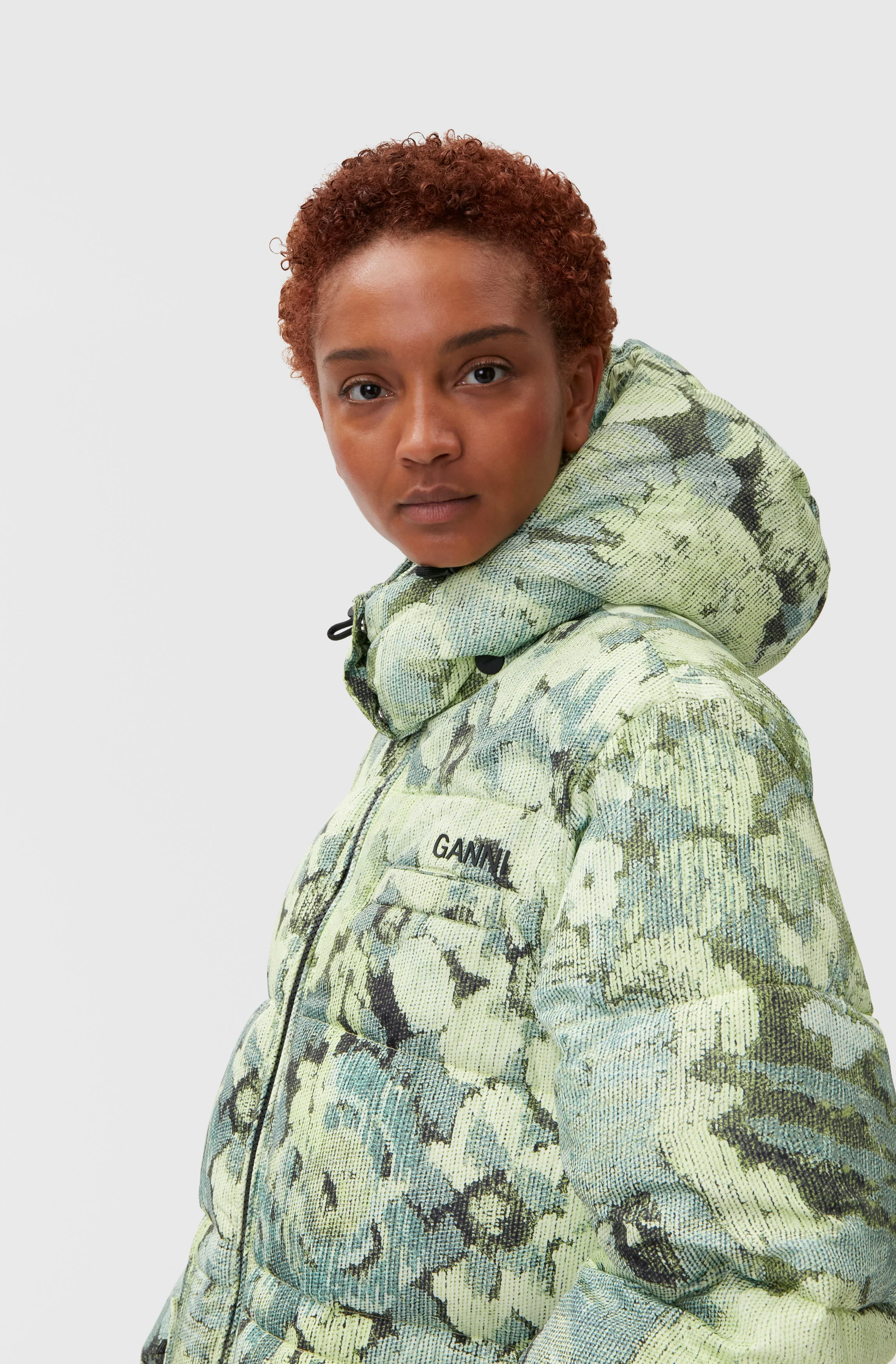 Printed Oversized Puffer | Margarita - Image 5