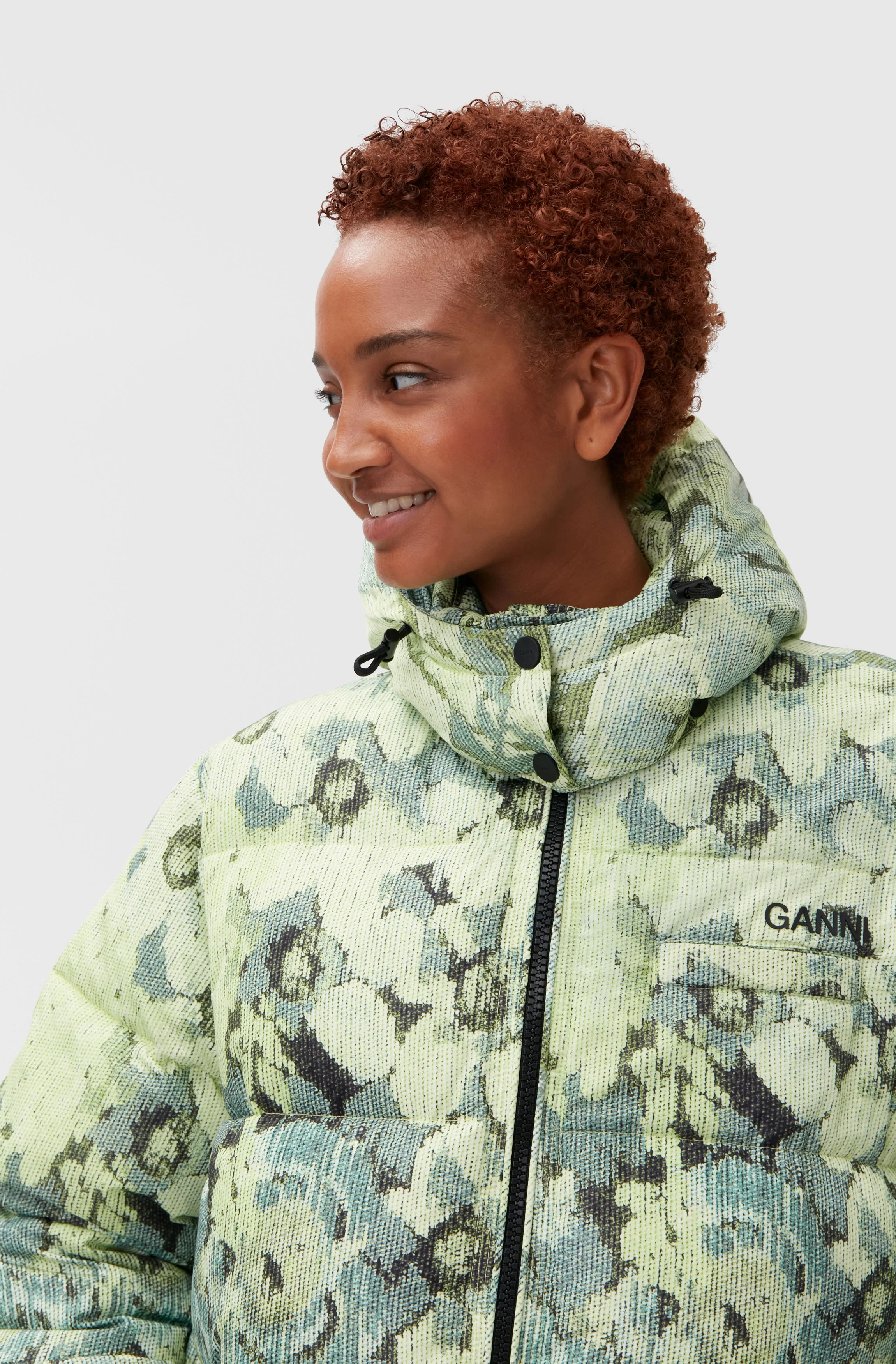 Printed Oversized Puffer | Margarita - Image 6