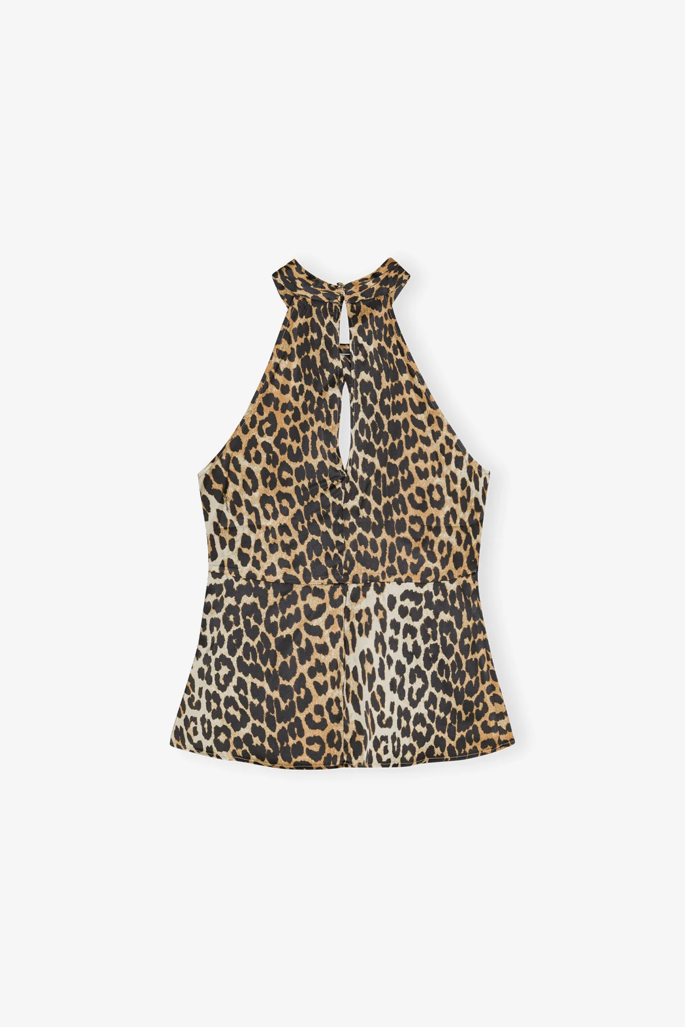 Printed Satin Top | Leopard - Image 2