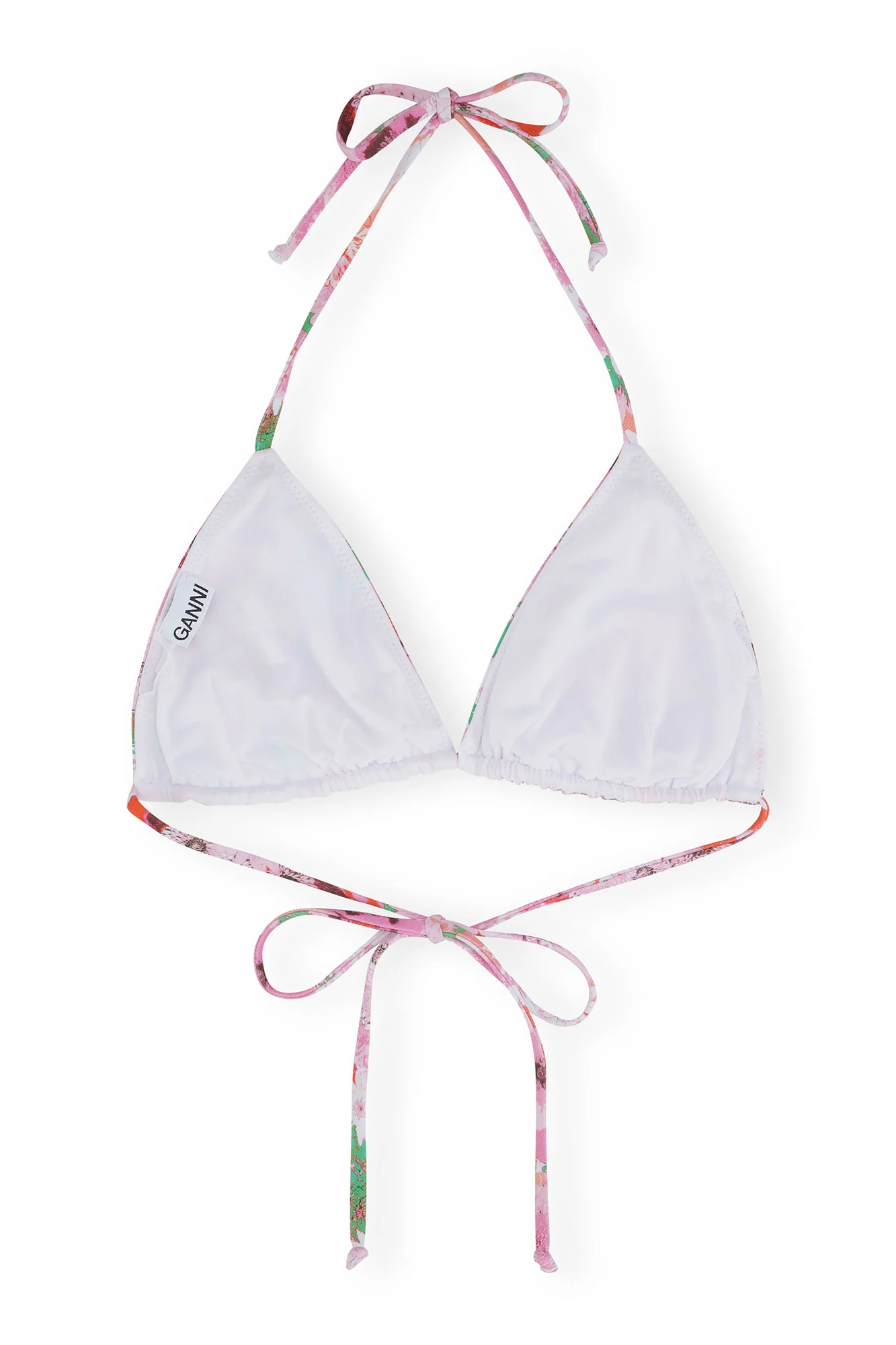 Printed String Bikini Top | Sugar Plum - Image 2