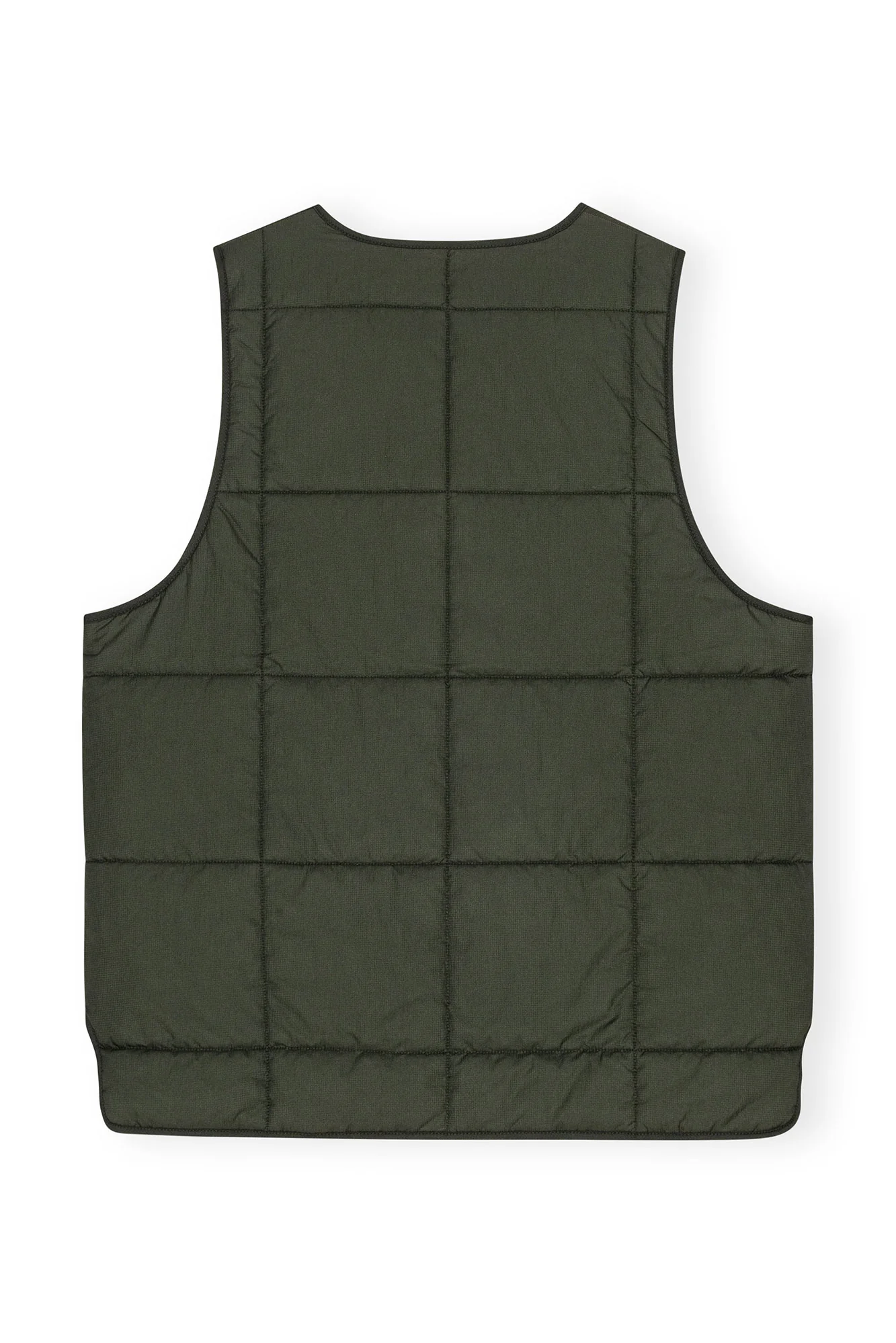 Quilt Boxy Vest | Kombu Green - Image 2