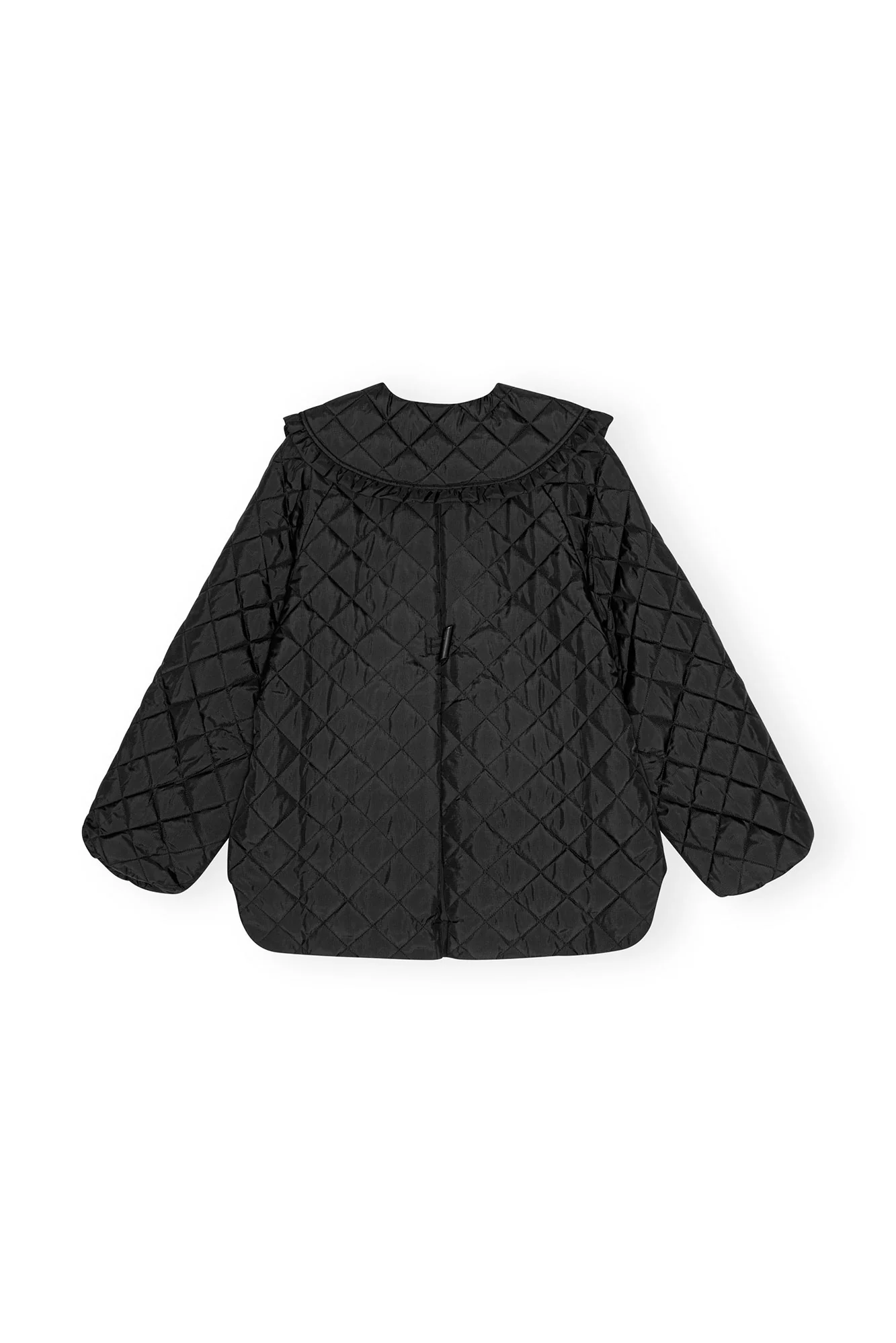 Quilted Coat | Black - Image 2