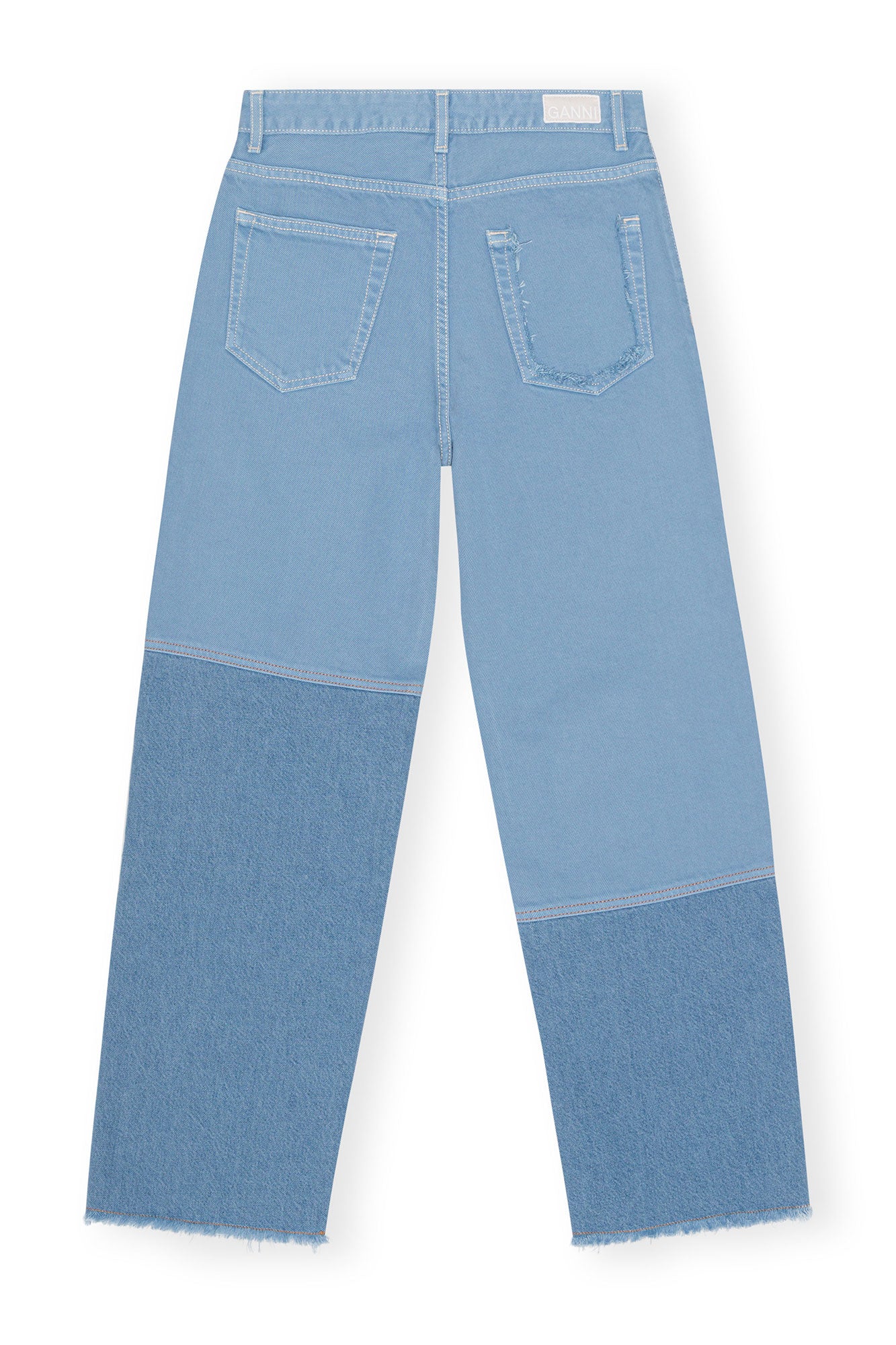Re-Cut High-waisted Cropped Jeans | Forever Blue - Image 2